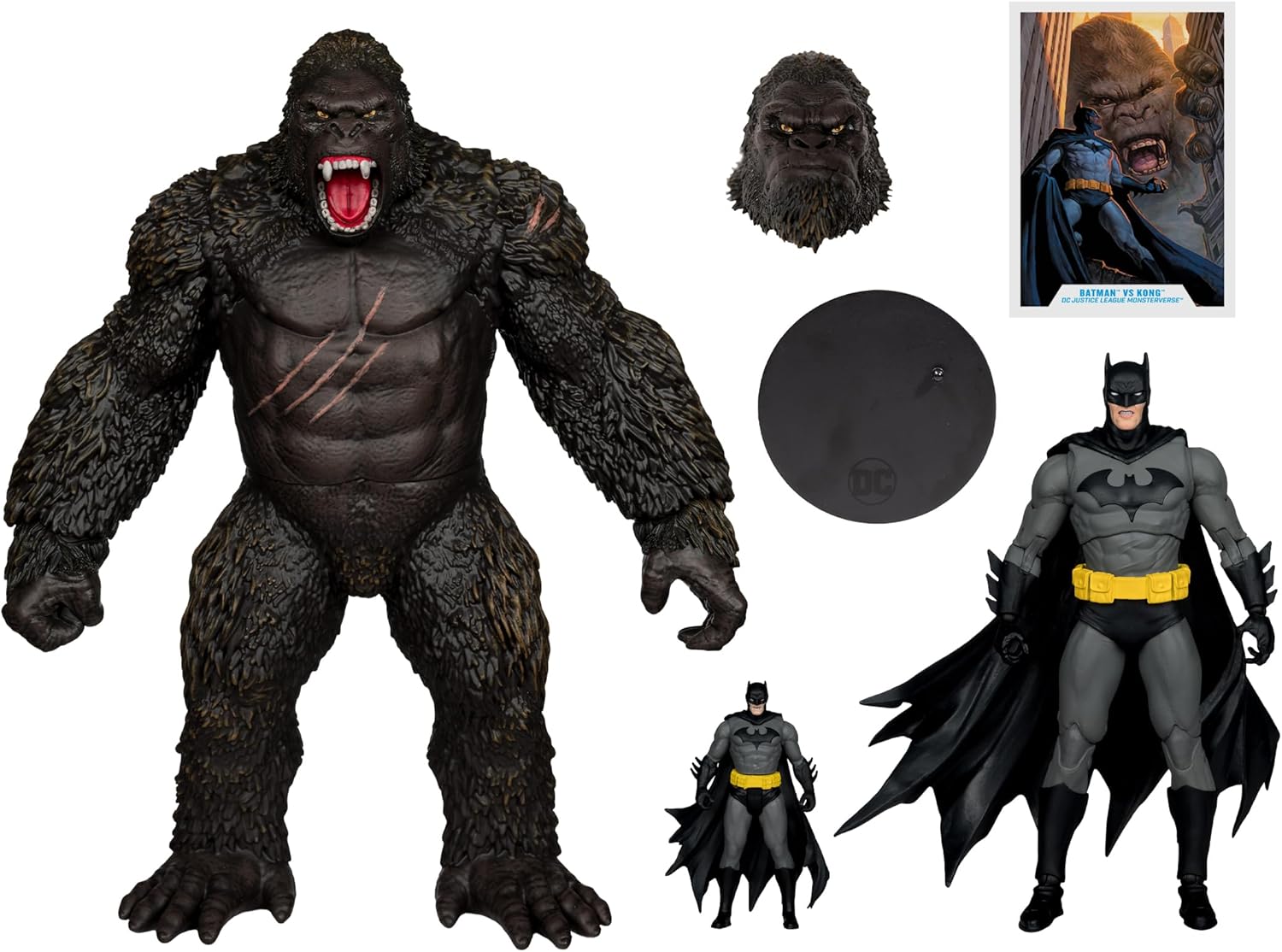 McFarlane Toys - DC Multiverse Batman vs Kong (2 pezzi) - immagine 3
