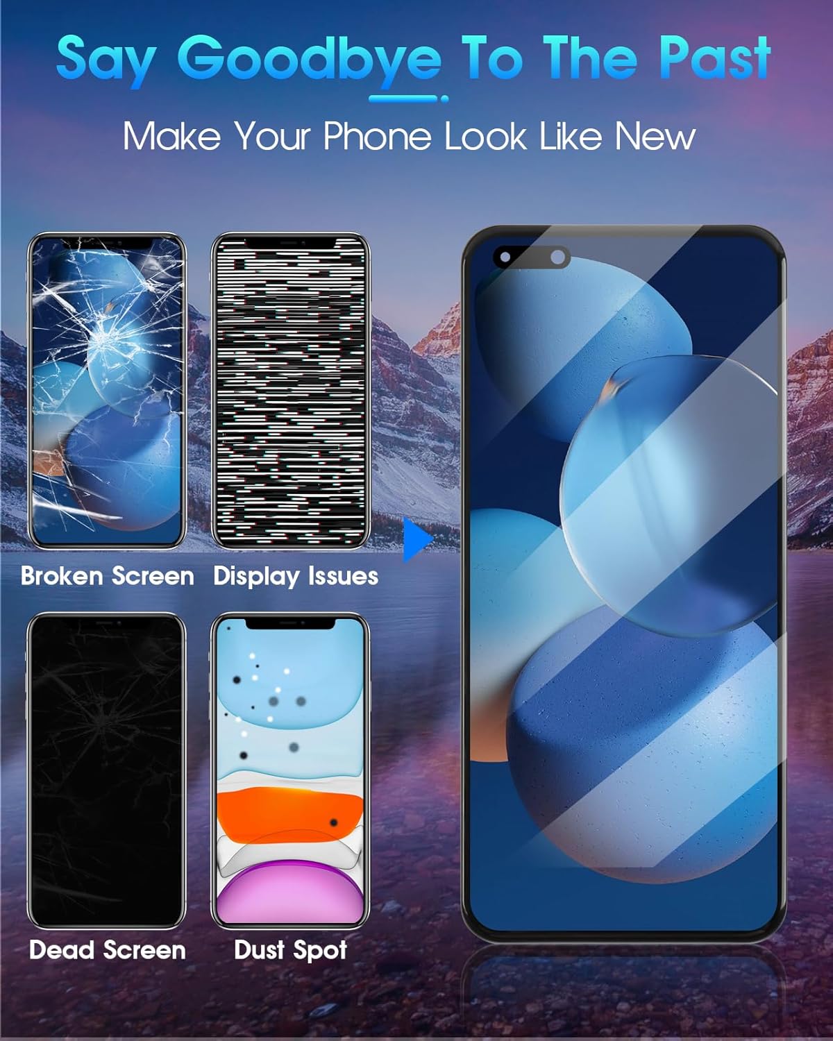 Schermo LCD per Huawei P40 PRO 6.58" - immagine 5