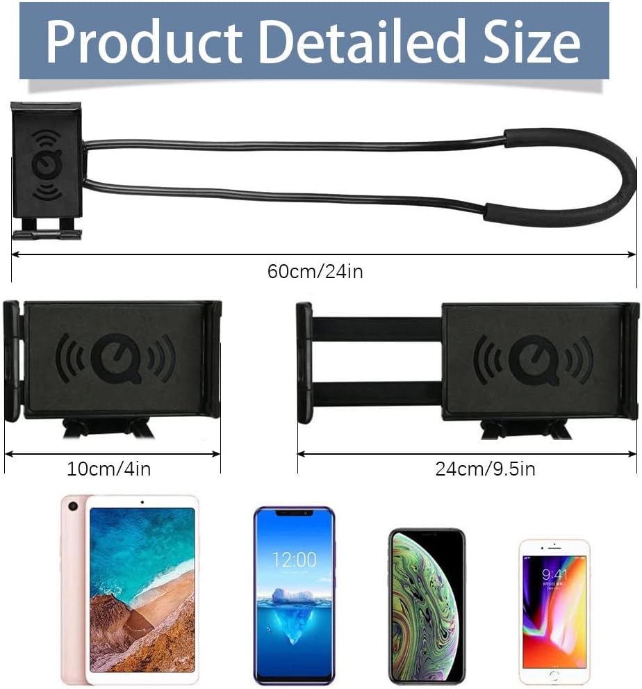 Dousella Supporto Cellulare Universale da Collo, Nero - immagine 2