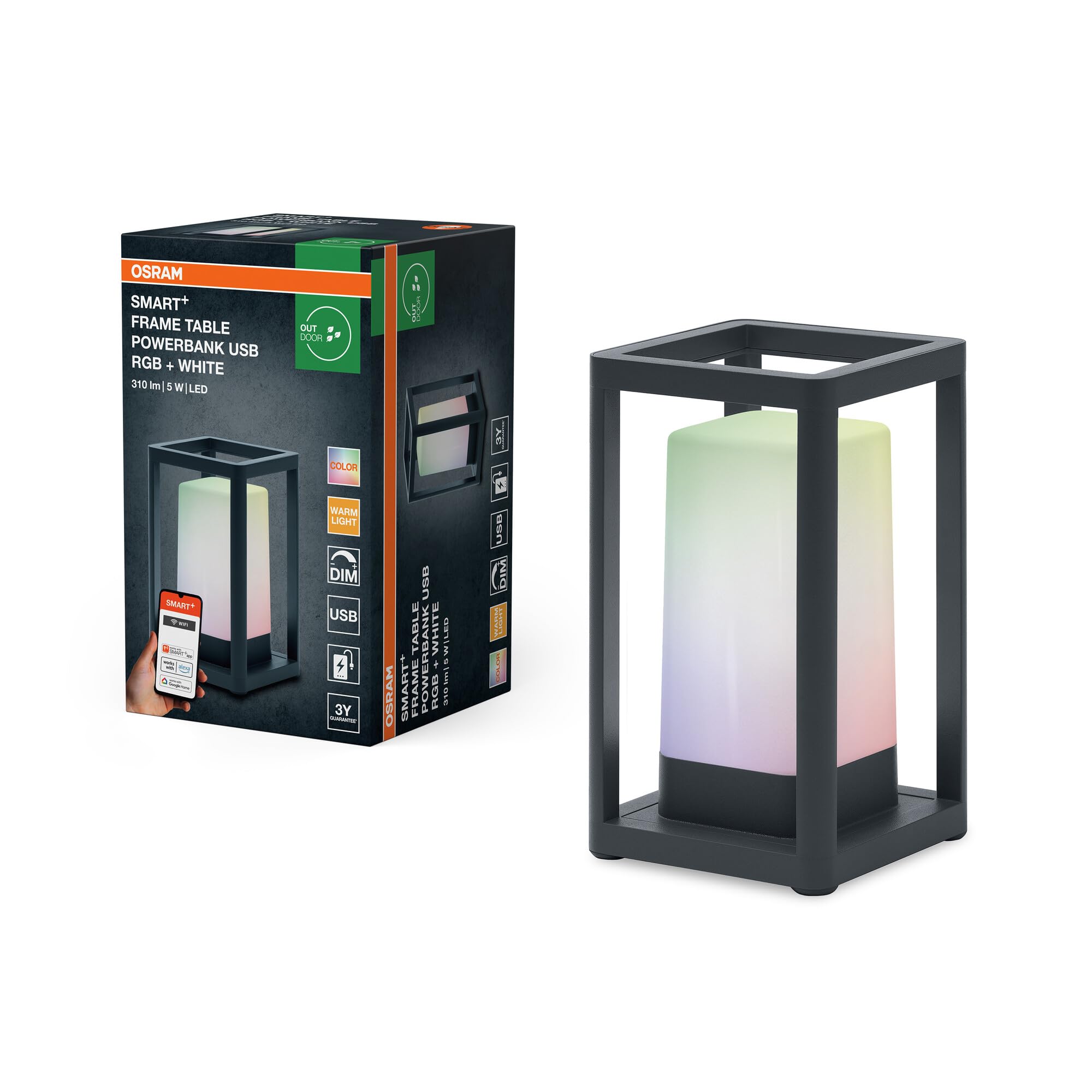 Osram SMART+ RGB e Bianco Caldo con Batteria USB 5200mAh