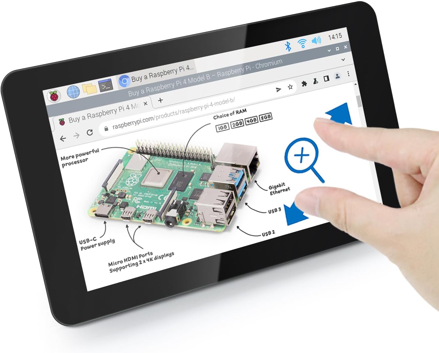 Freenove 7 Inch Touch Display per Raspberry Pi - immagine 1
