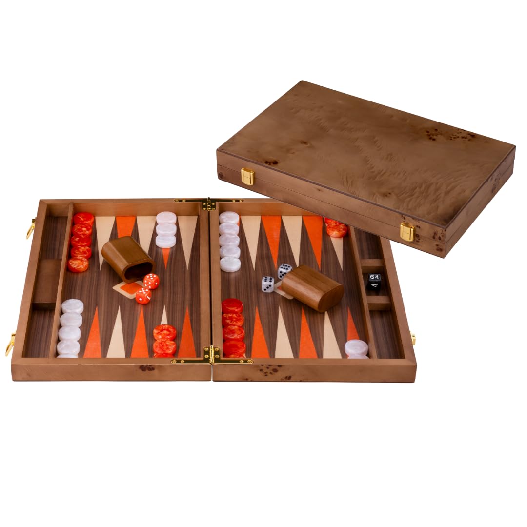 Engelhart Backgammon in Legno 18 Pollici (45,5 cm)