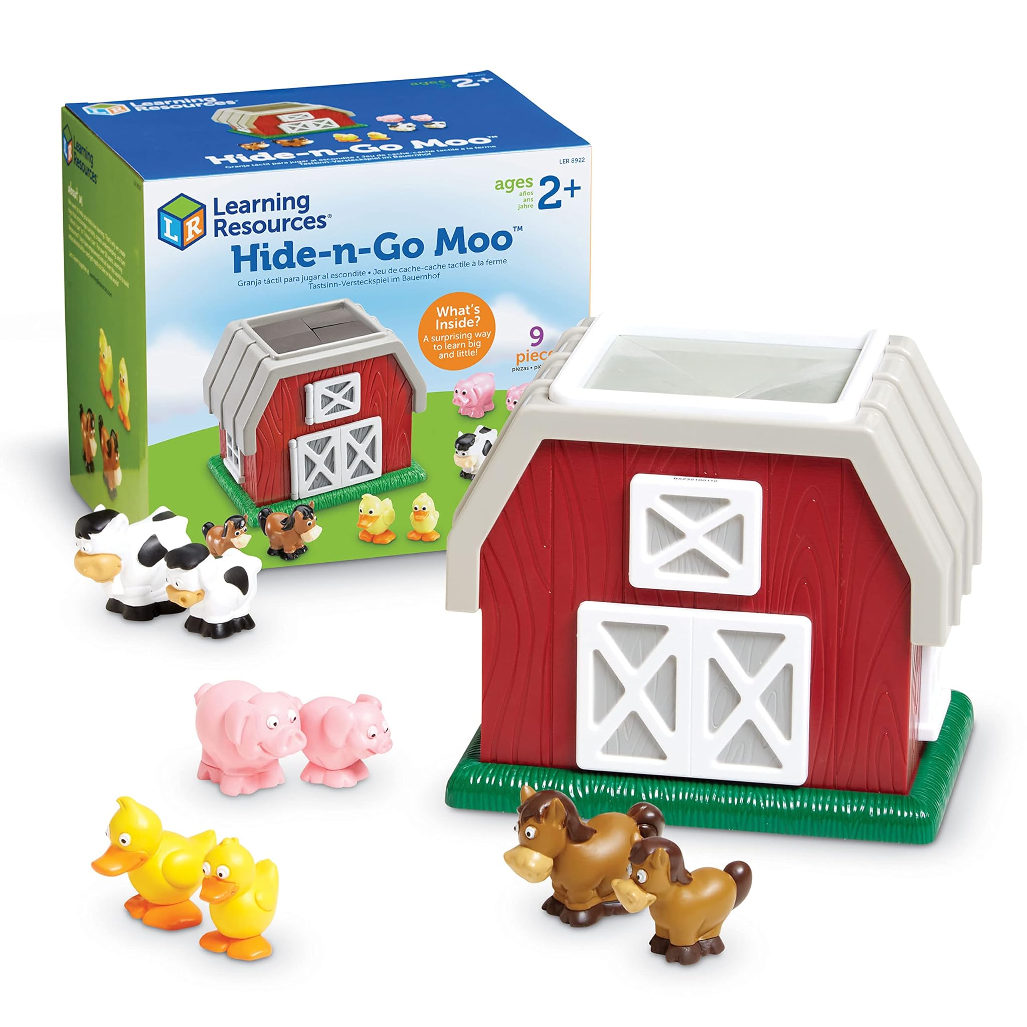 Learning Resources Figurine Hide and Go Moo (set da 9)