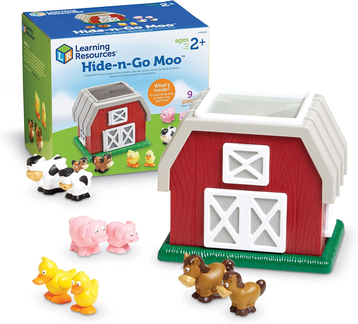 Learning Resources Figurine Hide and Go Moo (set da 9) - immagine 1
