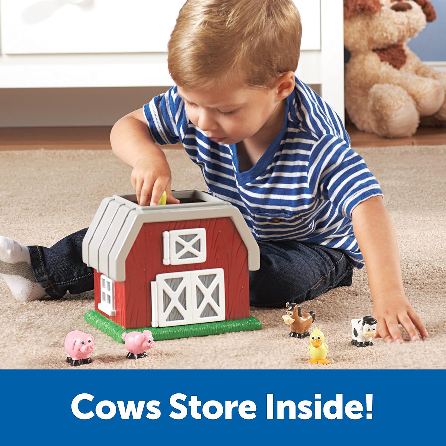 Learning Resources Figurine Hide and Go Moo (set da 9) - immagine 5