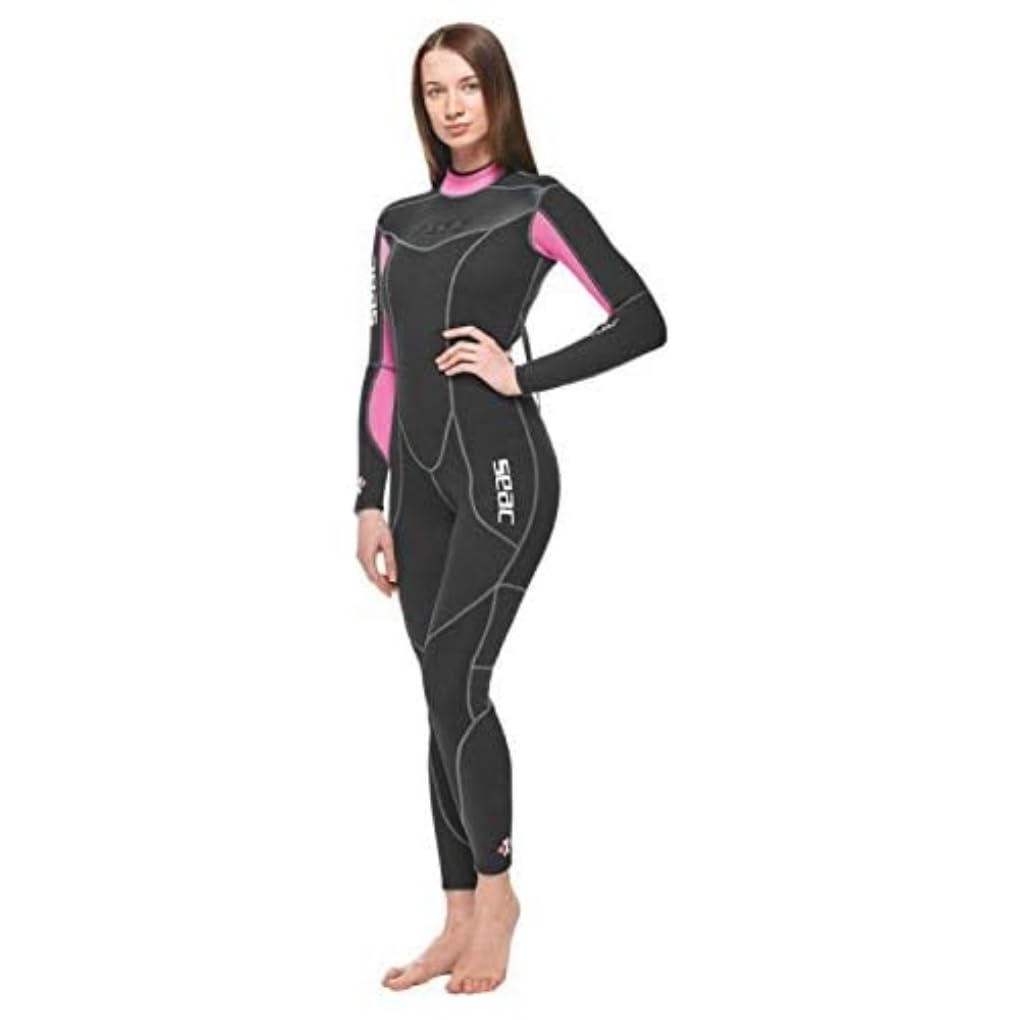 SEAC Sense Long Muta Monopezzo per Snorkeling e Subacquea, Neoprene 3 mm Donna