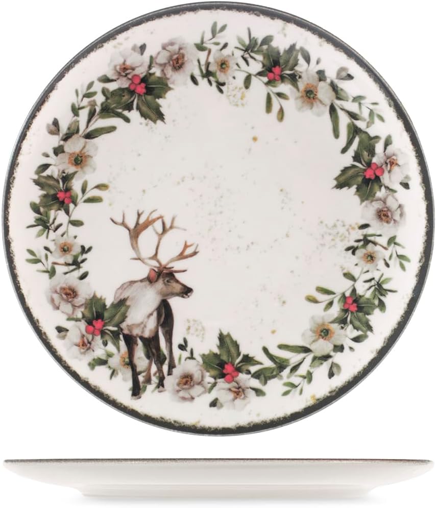 H&h Servizio Tavola 18 Pezzi Garland in Stoneware - immagine 2