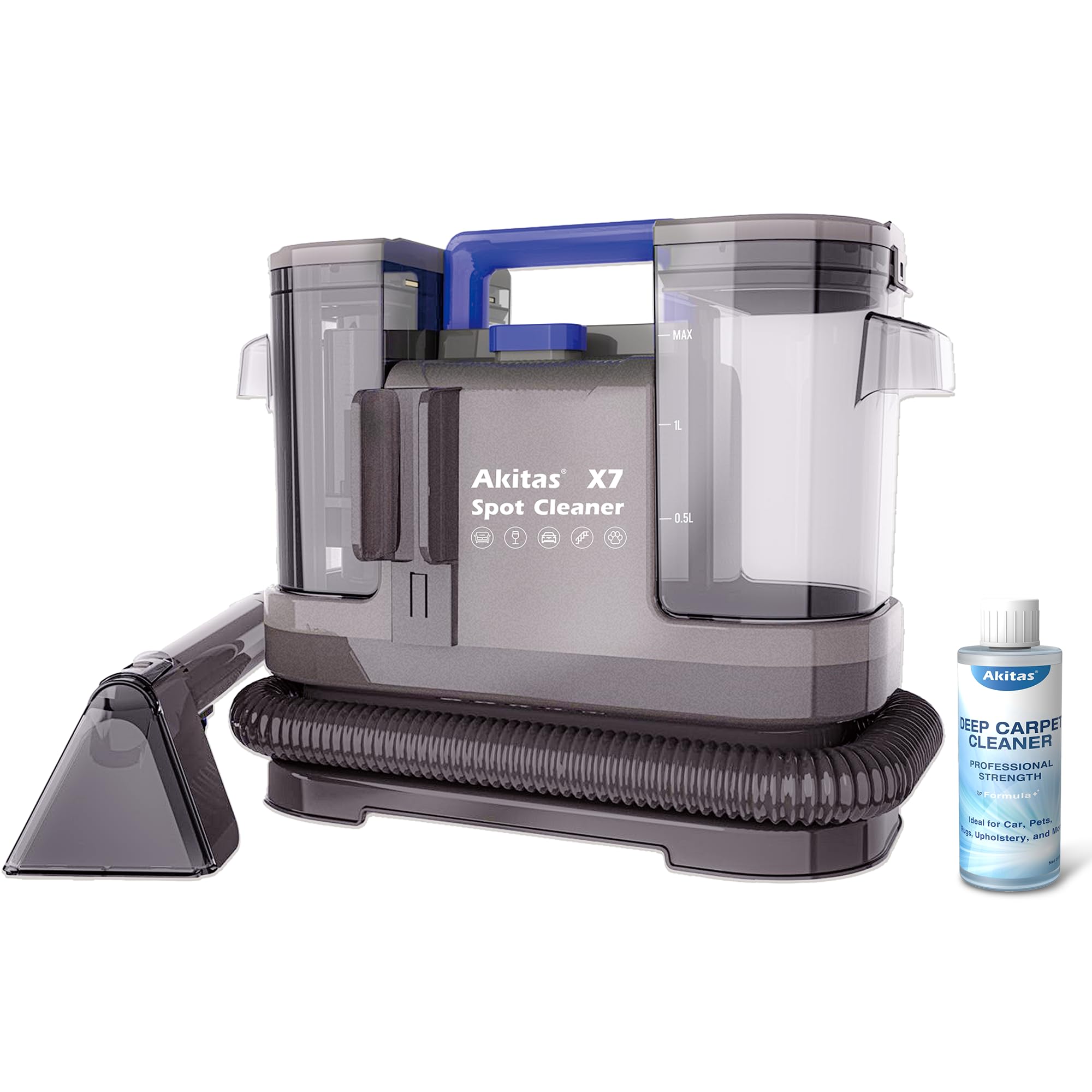 Akitas X7 600W Lavatappeti e Divani Lava e Asciuga