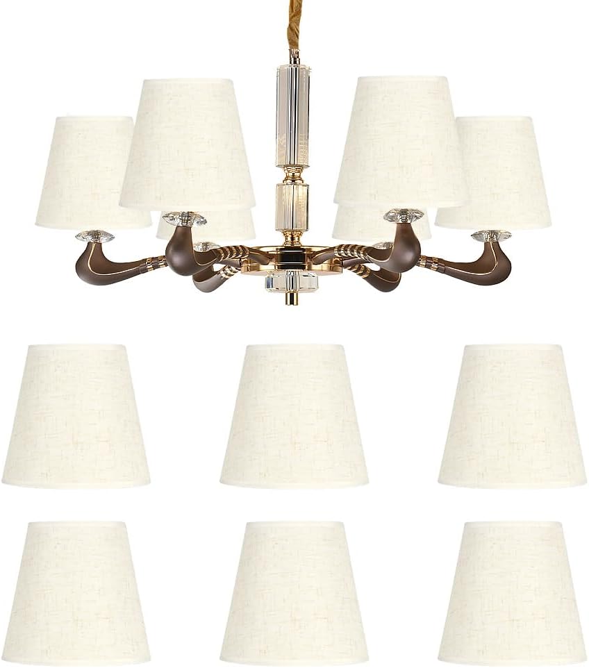 Paralume in Tessuto Botte 3,5x5,2x5,5 Pollici