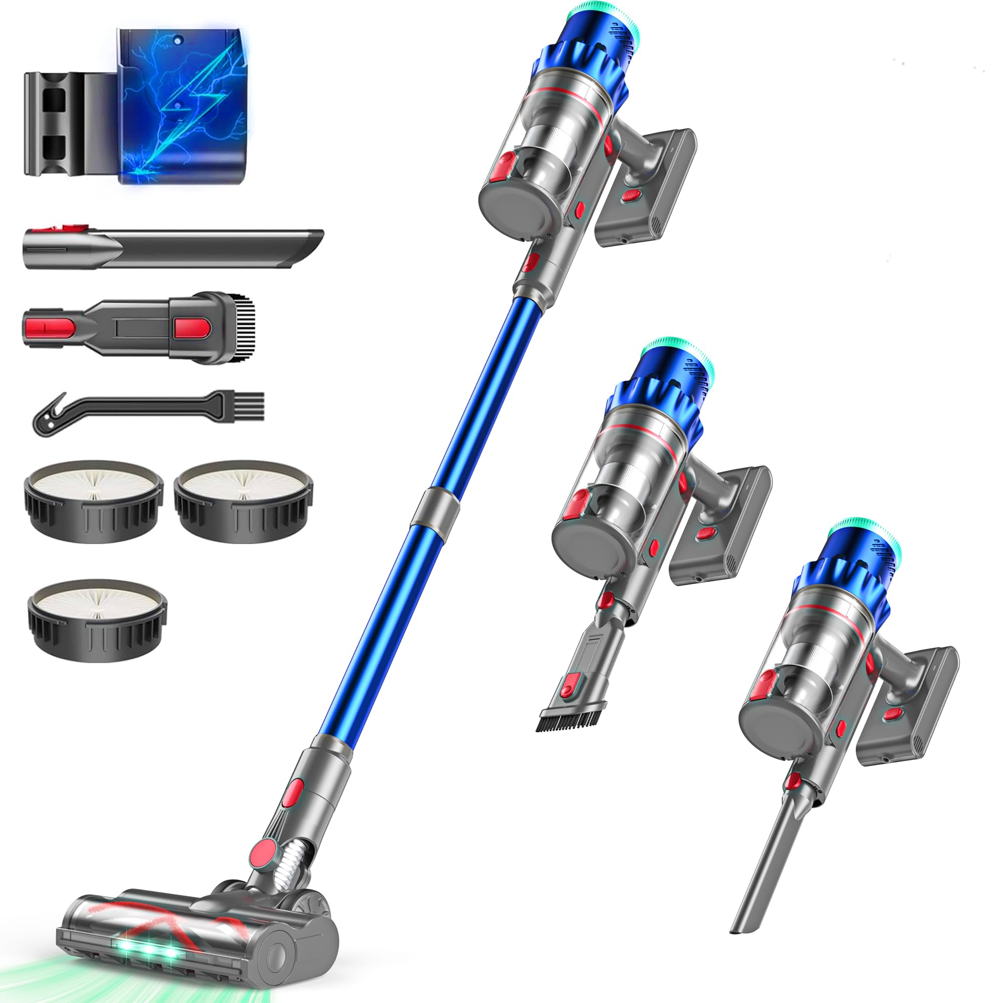 Aspirapolvere Senza Fili 550W 48000Pa