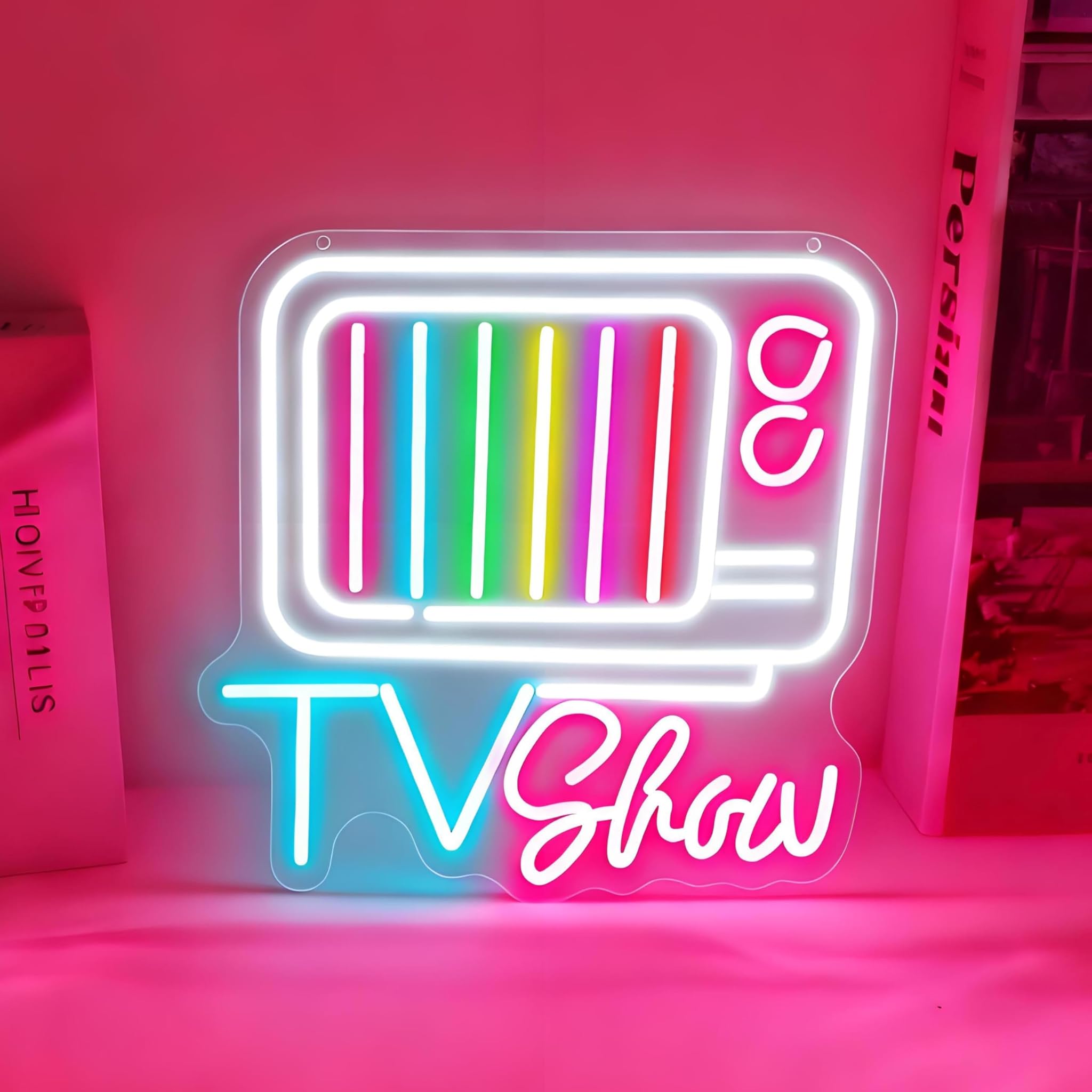 Targa LED al Neon Dimmerabile con Ricarica USB