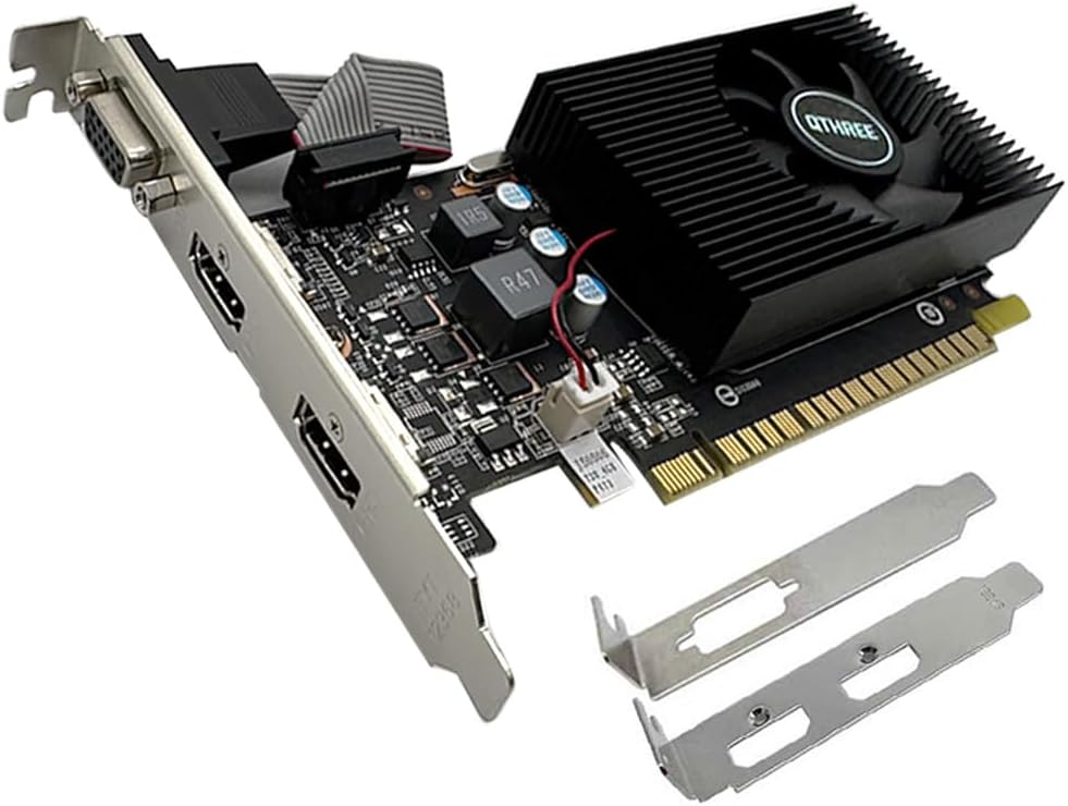 Qthree Scheda Grafica GT 730 4GB DDR3 128 bit - immagine 1