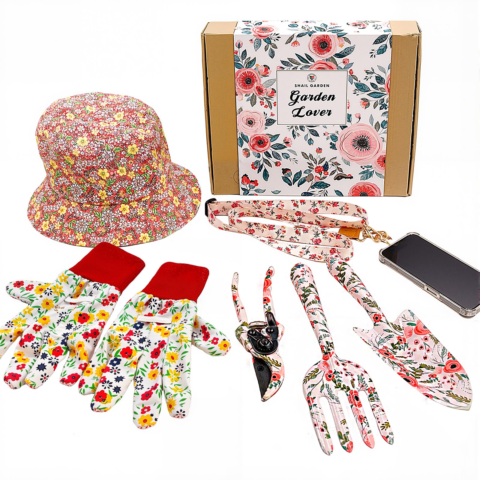 Snail Garden Set da Giardinaggio 7 Pezzi