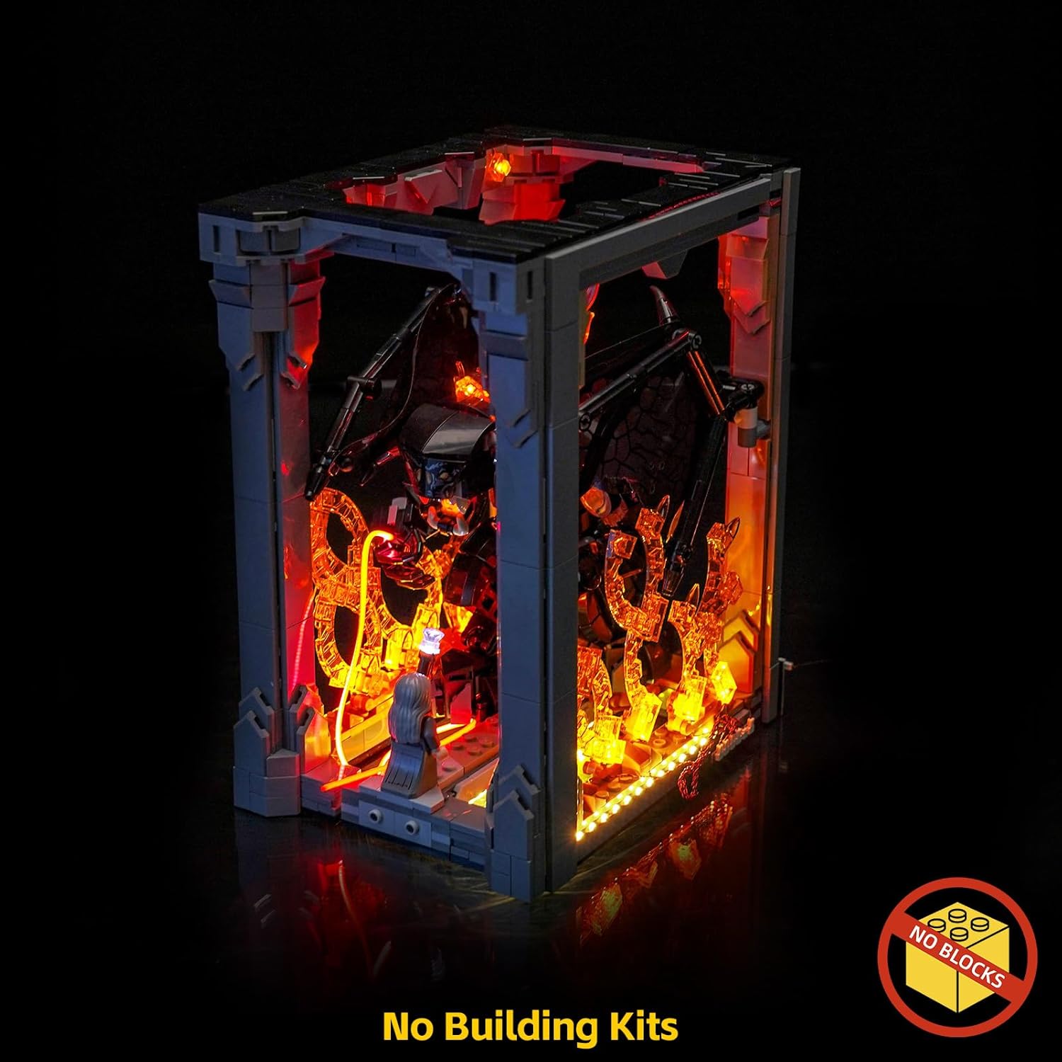 Set Luci LED Compatibile con Lego 10367 Balrog Book Nook - immagine 3