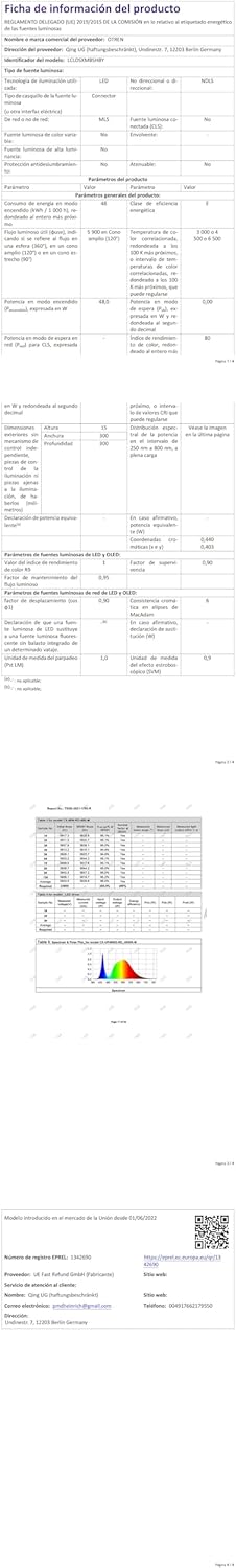 Otren Plafoniera LED Soffitto 48W Rotonda 4000K - immagine 9