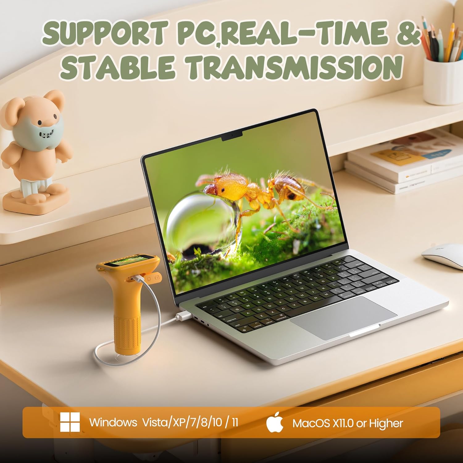 Microscopio Digitale Portatile 1000X per Bambini - immagine 8