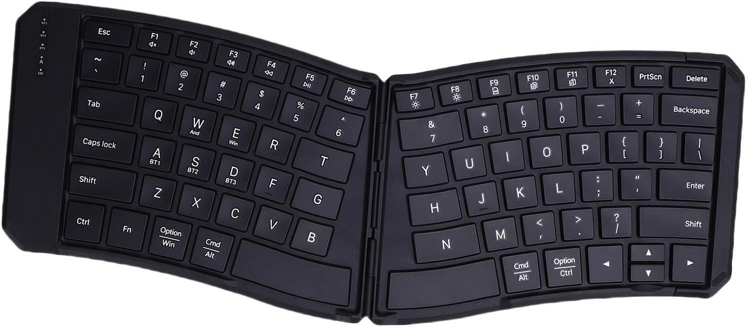 Tosuny Tastiera Ergonomica Piegabile Bluetooth 5.0 - immagine 1