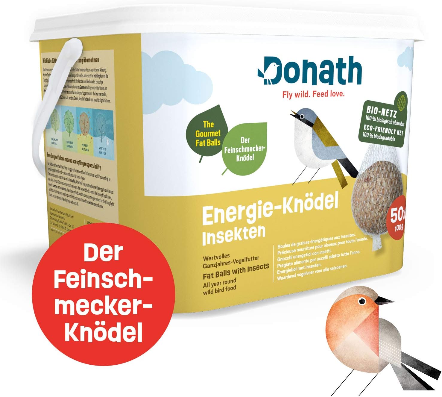 Donath Gnocco Energetico con Insetti BIO - 100g - immagine 2