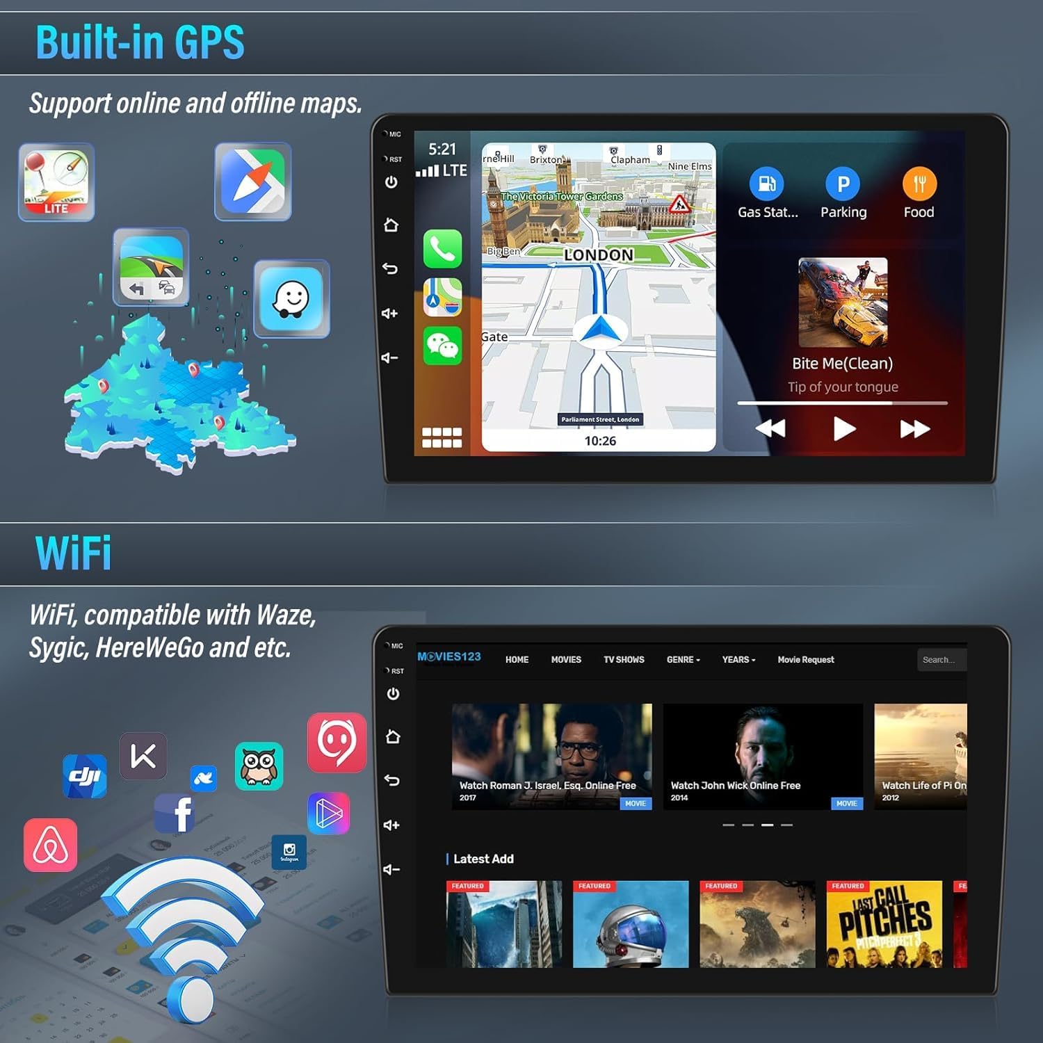 Autoradio Android 13 per Volkswagen Sharan 2012-2018 2+64G - immagine 5