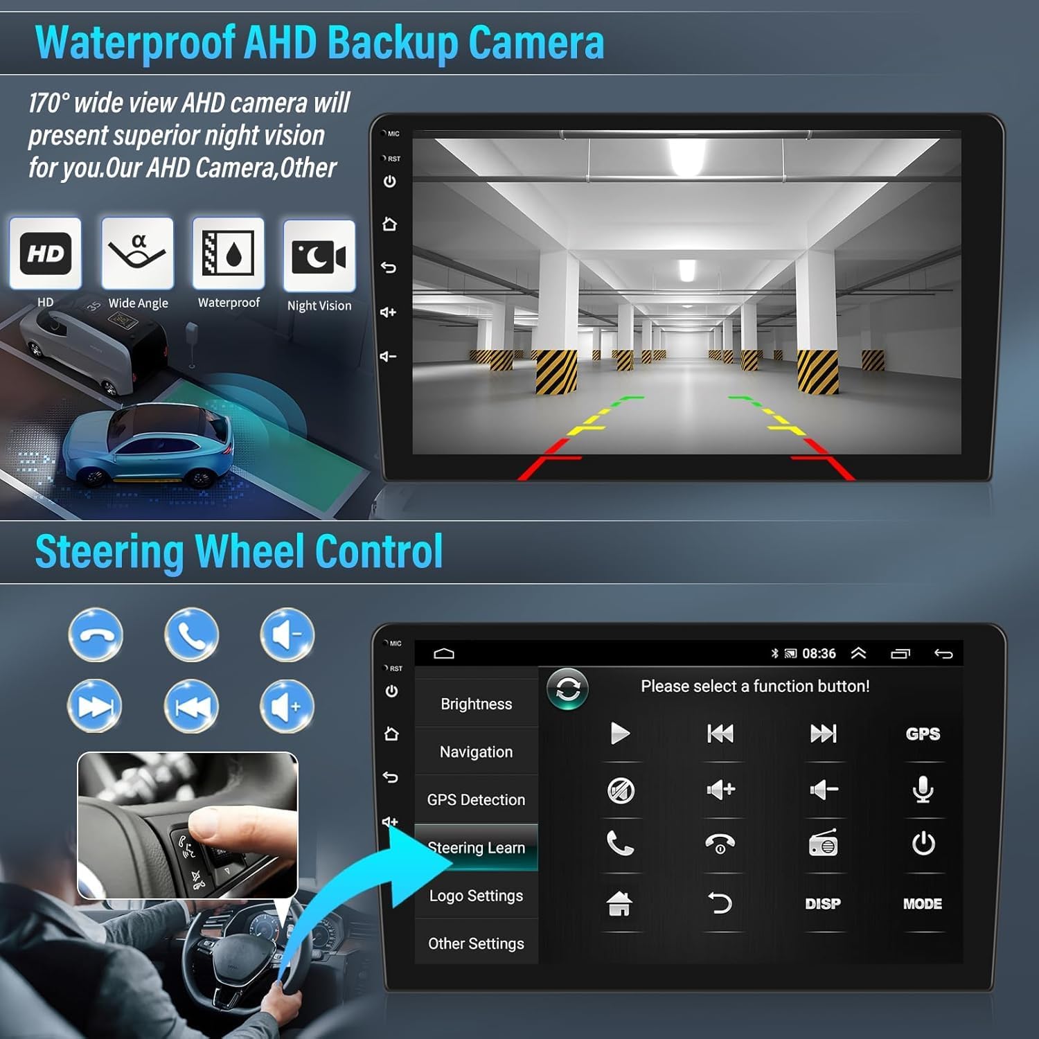 Autoradio Android 13 per Volkswagen Sharan 2012-2018 2+64G - immagine 7
