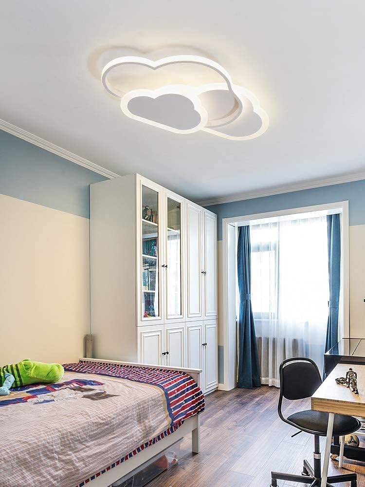 Zekei Plafoniera LED Nuvola Cameretta 52CM 42W - immagine 3