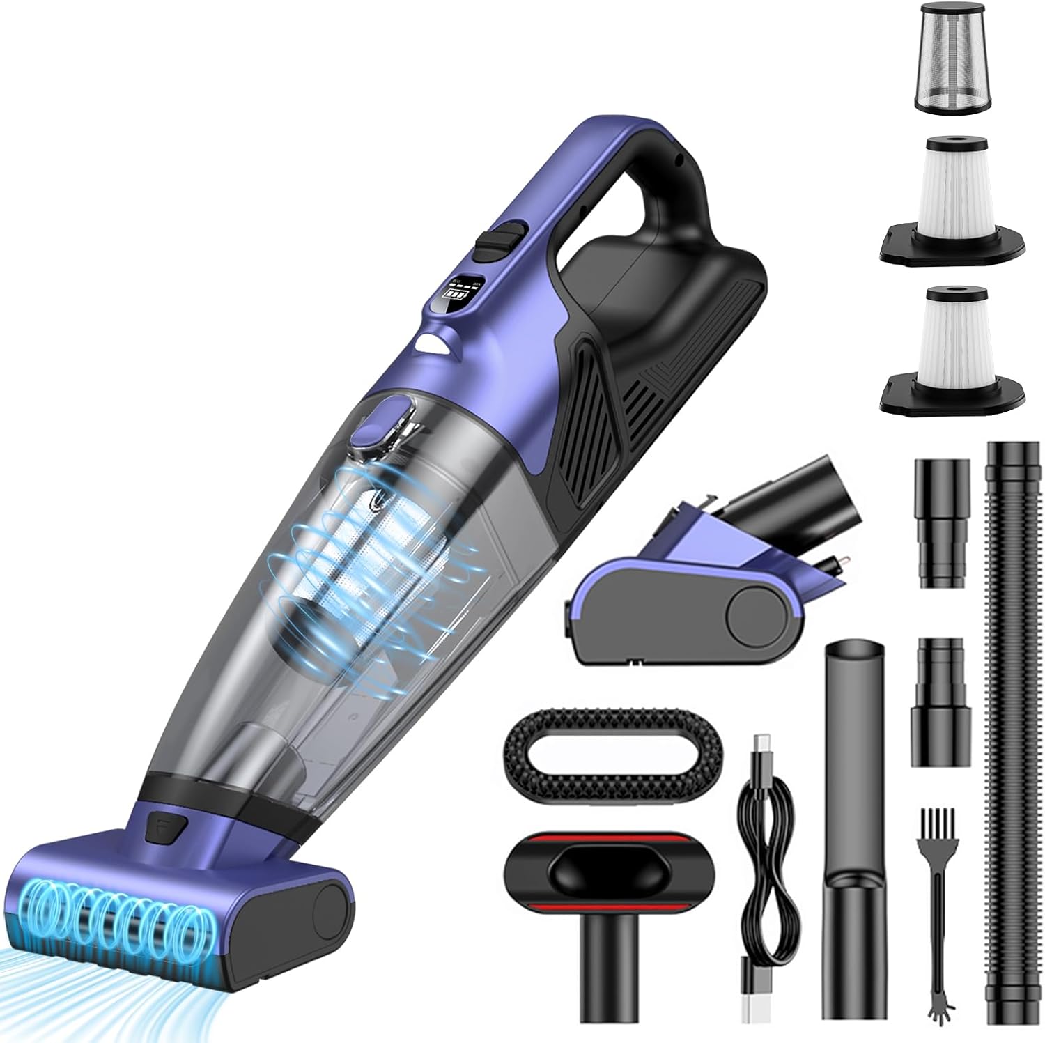 Vankarr Aspirabriciole Senza Fili Potente 17000pa - immagine 1