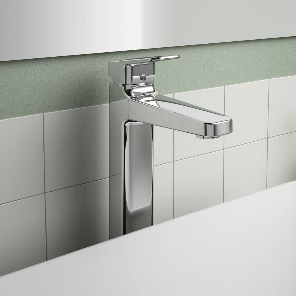 Ideal Standard - Ceraplan, Miscelatore monocomando alto per lavabo, Cromato - immagine 4