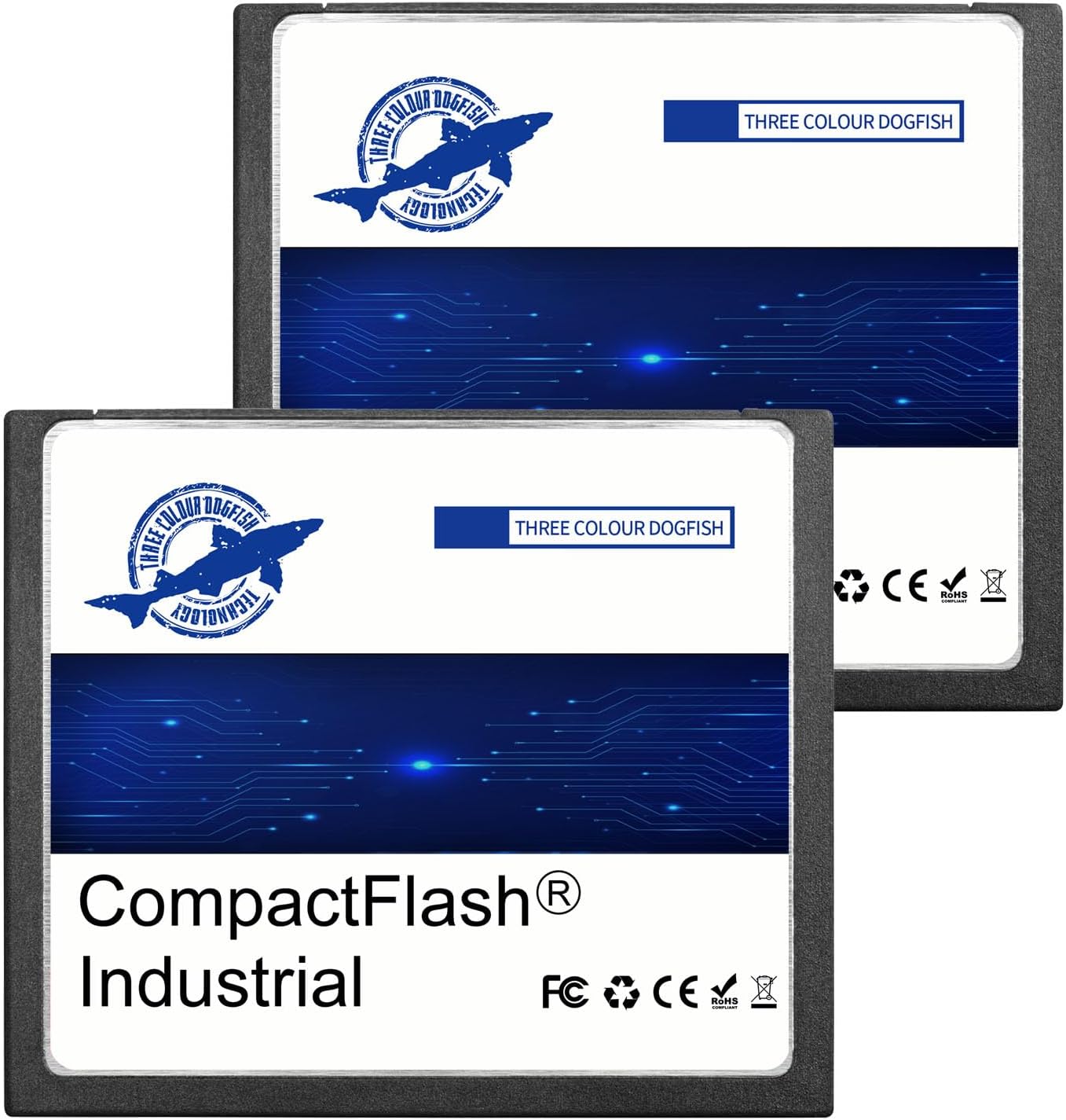Dogfish Compact Flash Card 2GB 2Pack Industriale - immagine 1
