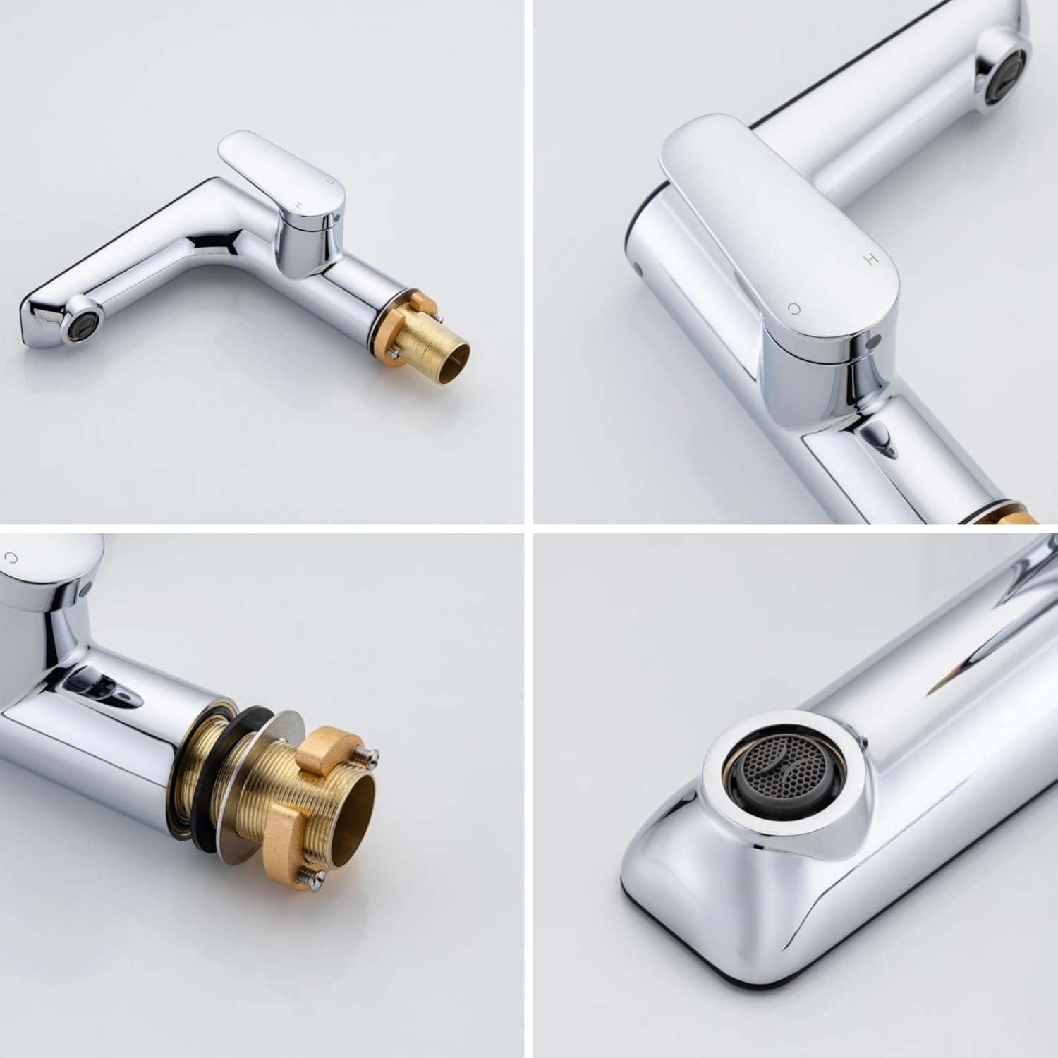 Detbom Rubinetto Lavabo Smart con Display LED - immagine 7