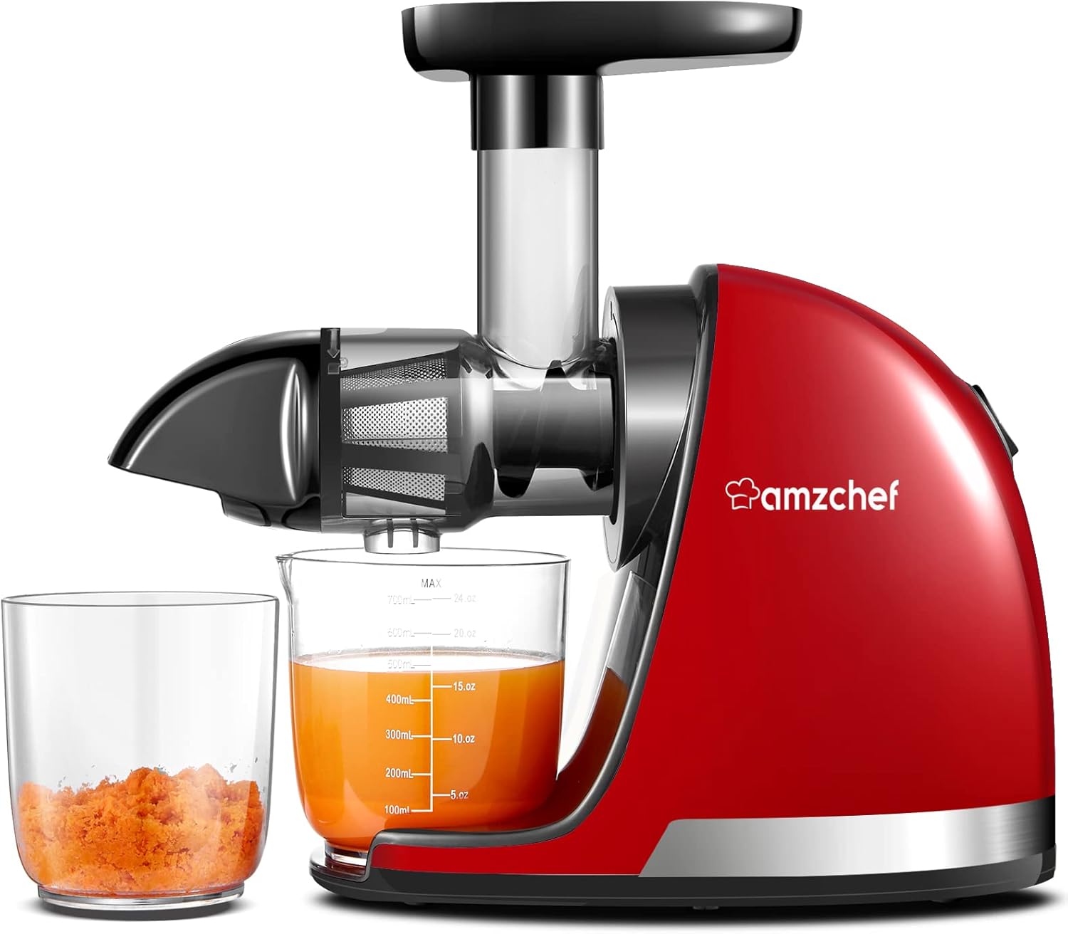 Amzchef Estrattore a Freddo per Frutta e Verdura, Rosso - immagine 1