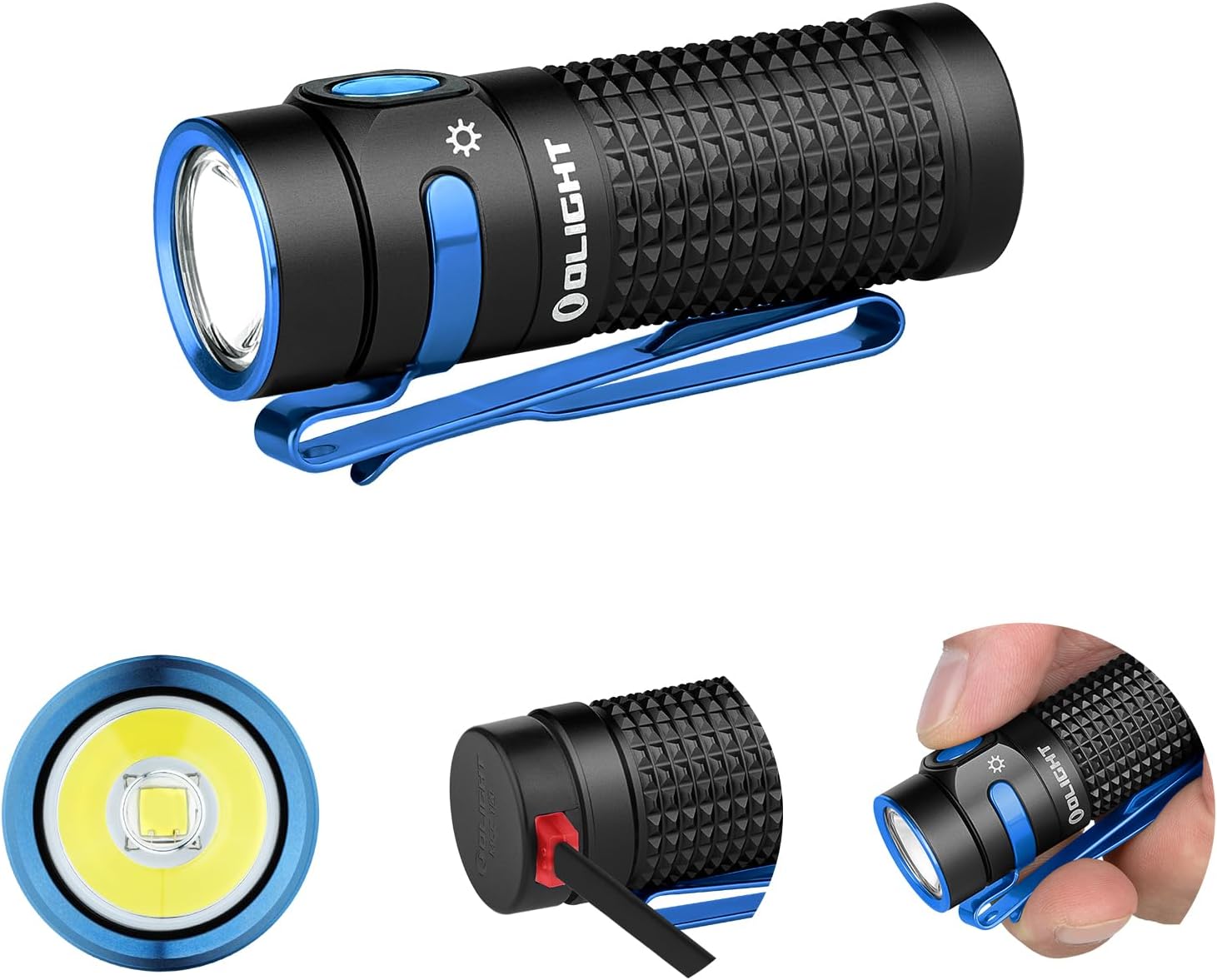 OLIGHT Baton 4 Standalone - Torcia Tascabile EDC 1300 lm, Nero - immagine 1