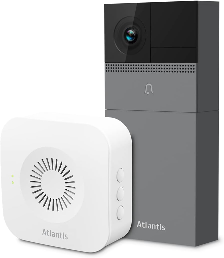 ATLANTIS A14-DB910 Videocitofono, Grigio, 1 Unità (Confezione da 1)