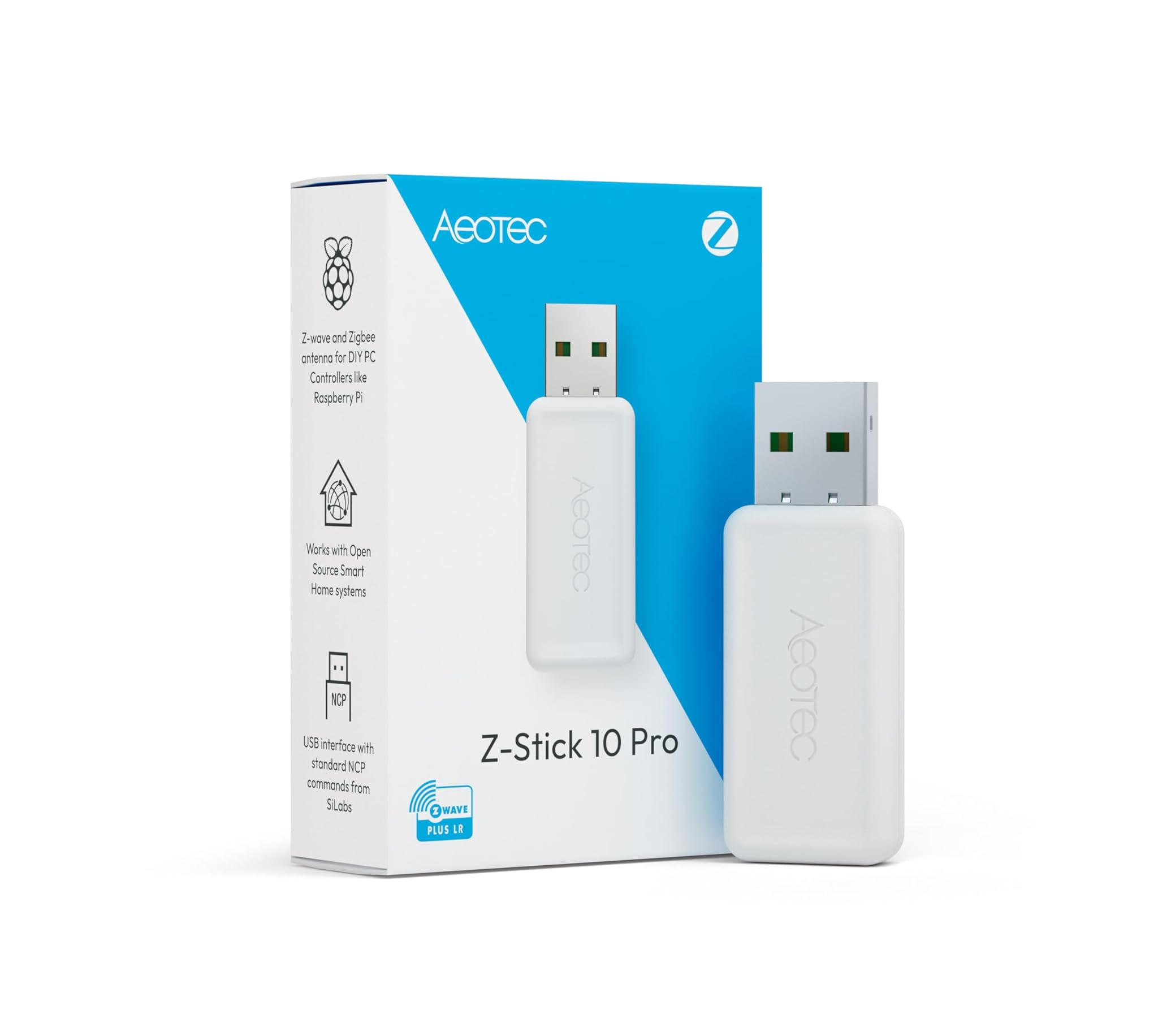 Aeotec Z-Stick 10 Pro - Adattatore USB Zigbee & Z-Wave