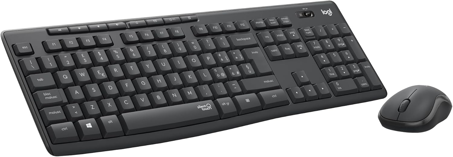Logitech MK295 Silent Wireless Combo Grafite - immagine 1