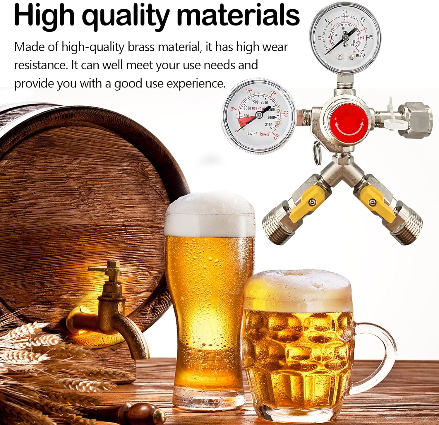 Riduttore di Pressione CO2 con Manometro - immagine 2