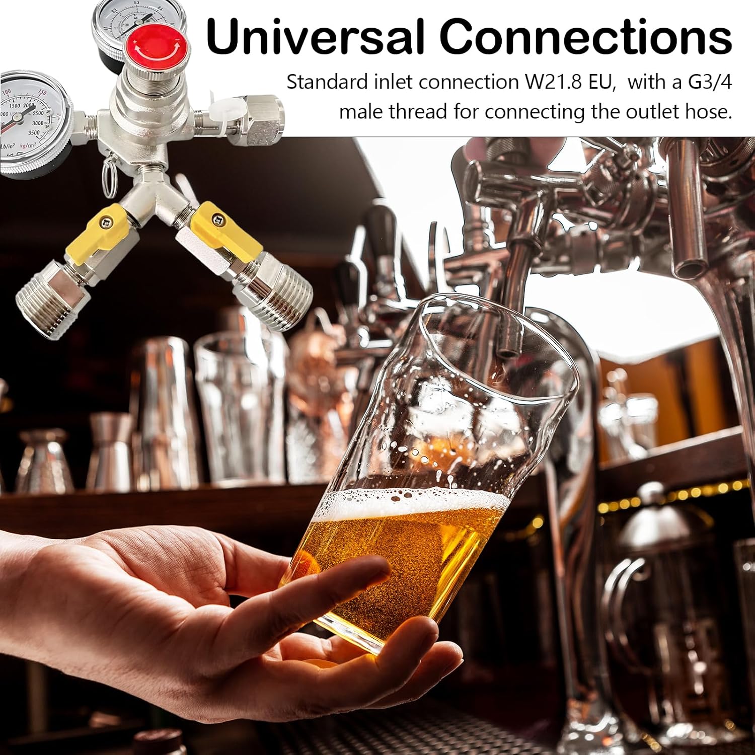 Riduttore di Pressione CO2 con Manometro - immagine 6