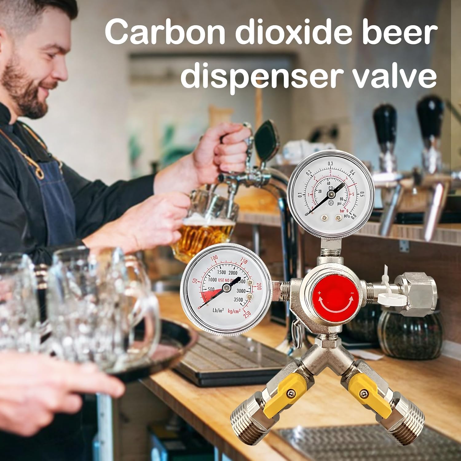 Riduttore di Pressione CO2 con Manometro - immagine 7