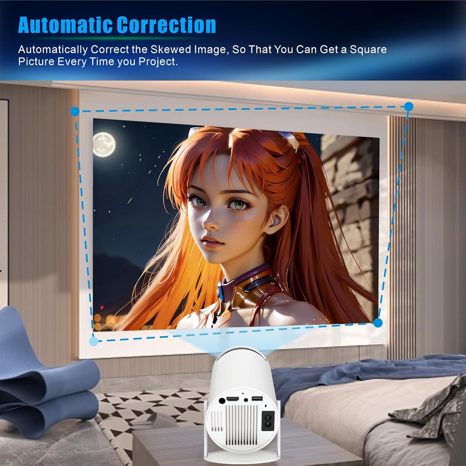 Woopker Mini Proiettore 4K Android 11 5G WiFi 6 - immagine 3