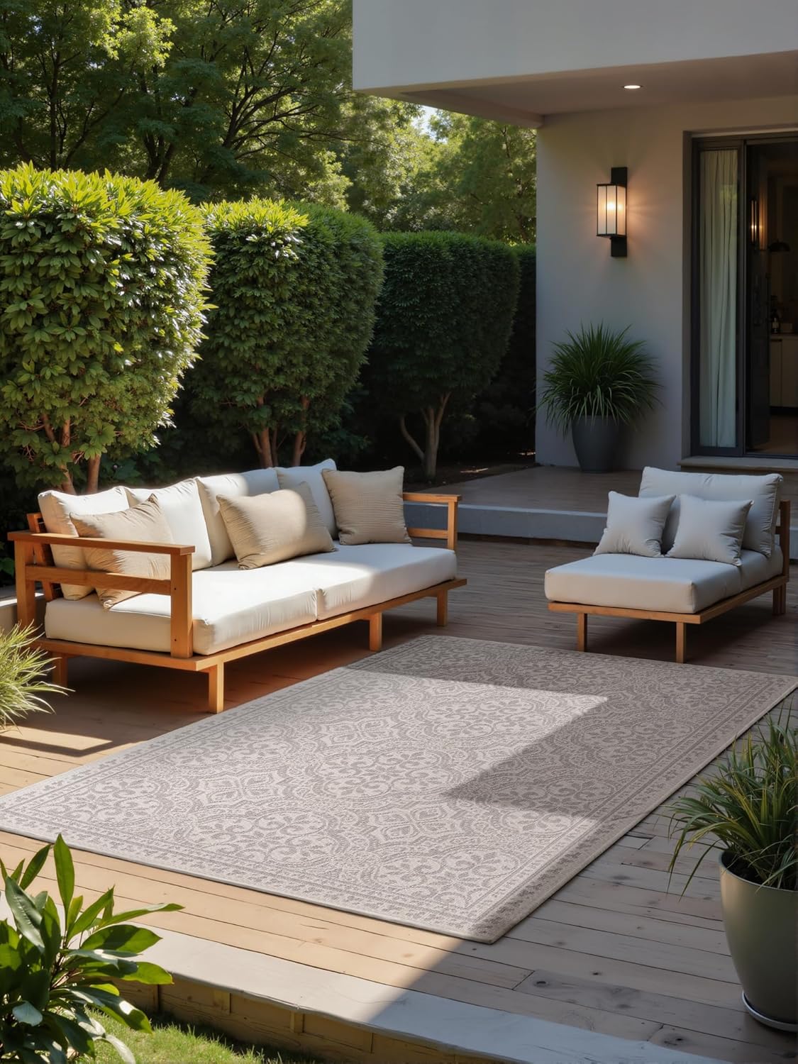 Northrugs Rosel - Tappeto Orientale per Interni ed Esterni