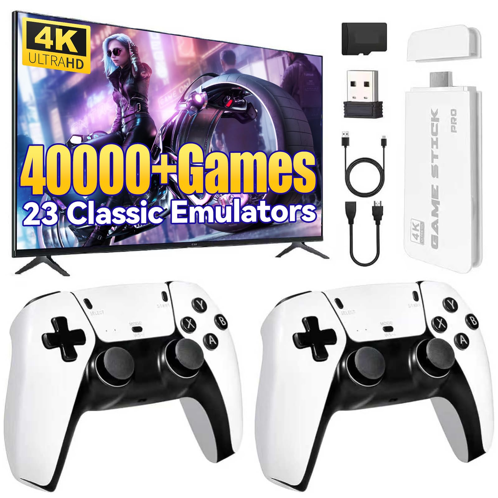 AGSTMG Console Retrò 4K HDMI con 40.000+ Giochi