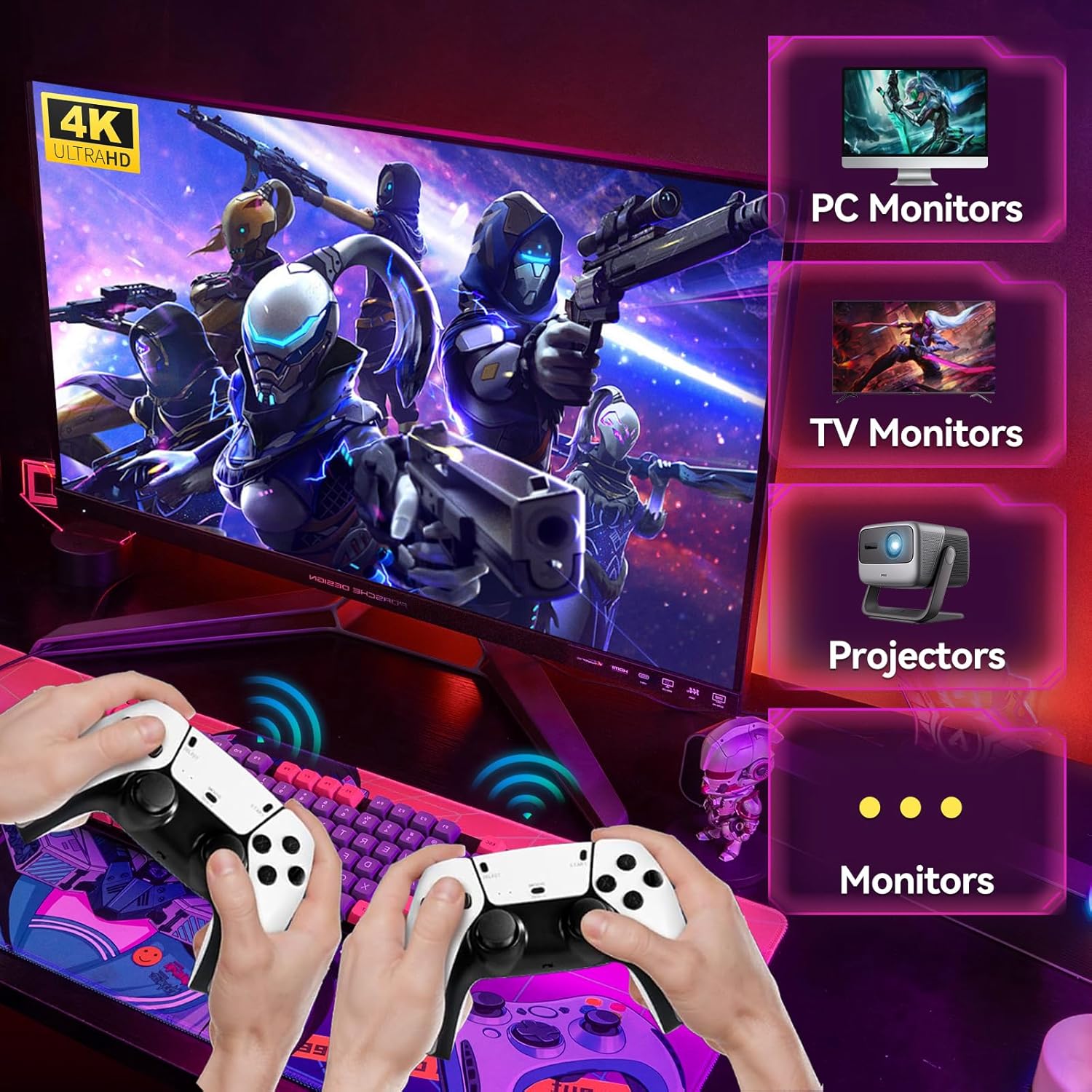 AGSTMG Console Retrò 4K HDMI con 40.000+ Giochi - immagine 2