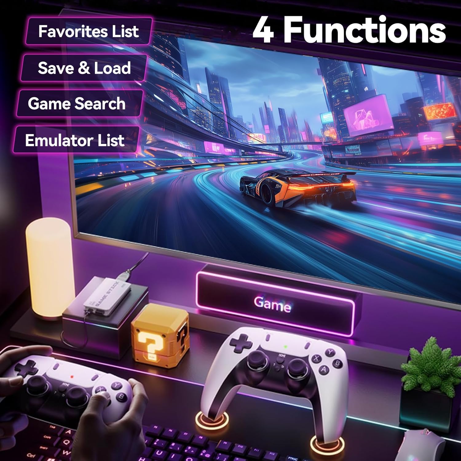 AGSTMG Console Retrò 4K HDMI con 40.000+ Giochi - immagine 5