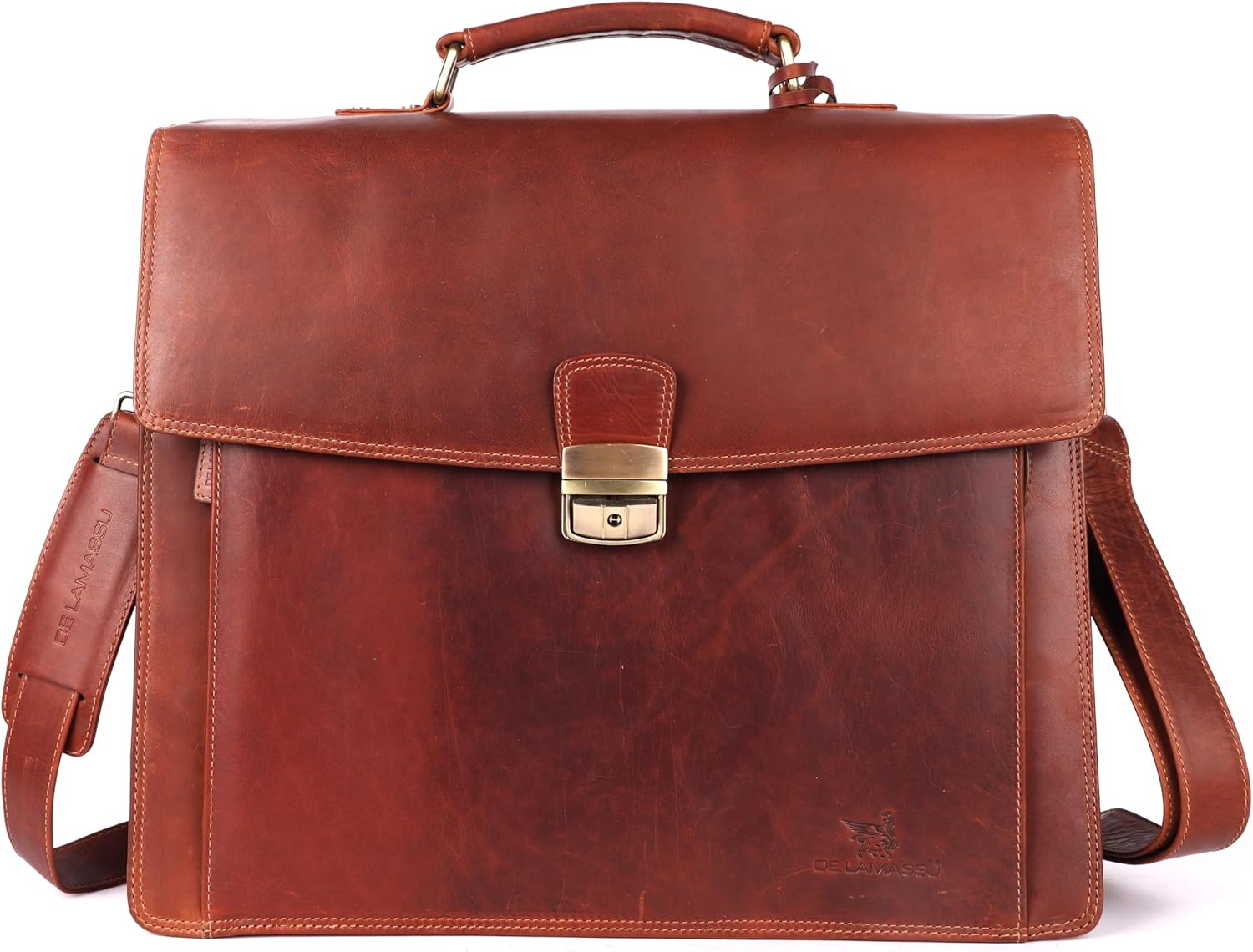 Axel Cartella in Pelle 17" per Laptop, con Lucchetto - immagine 2