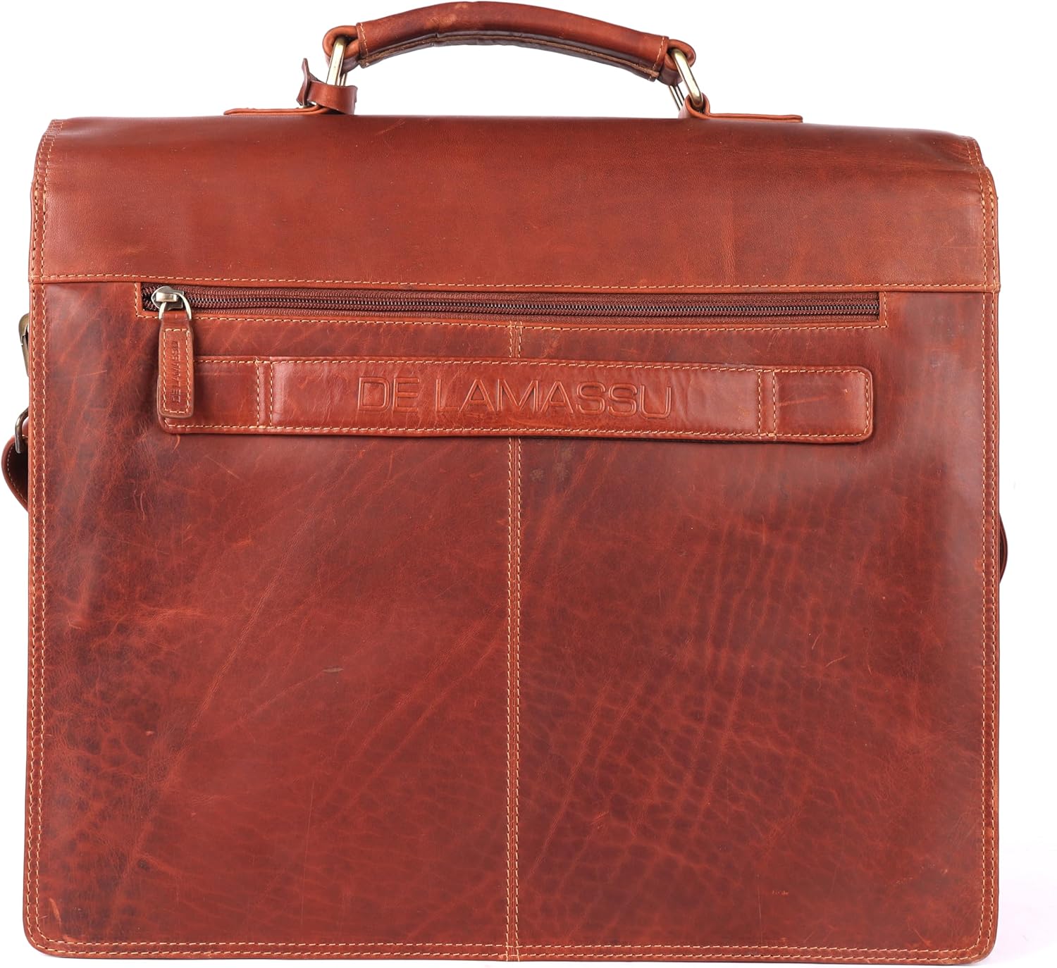 Axel Cartella in Pelle 17" per Laptop, con Lucchetto - immagine 3