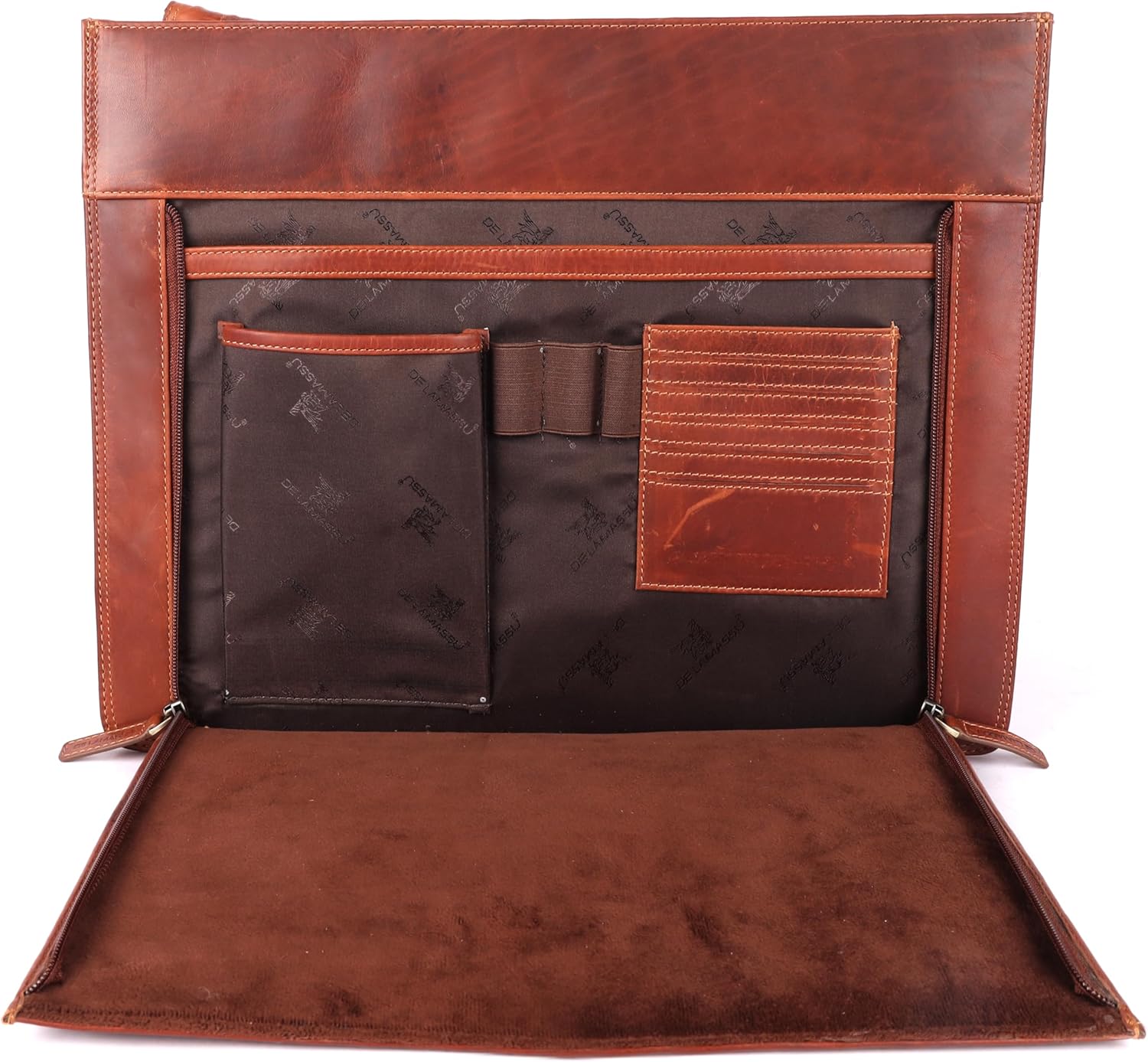 Axel Cartella in Pelle 17" per Laptop, con Lucchetto - immagine 4