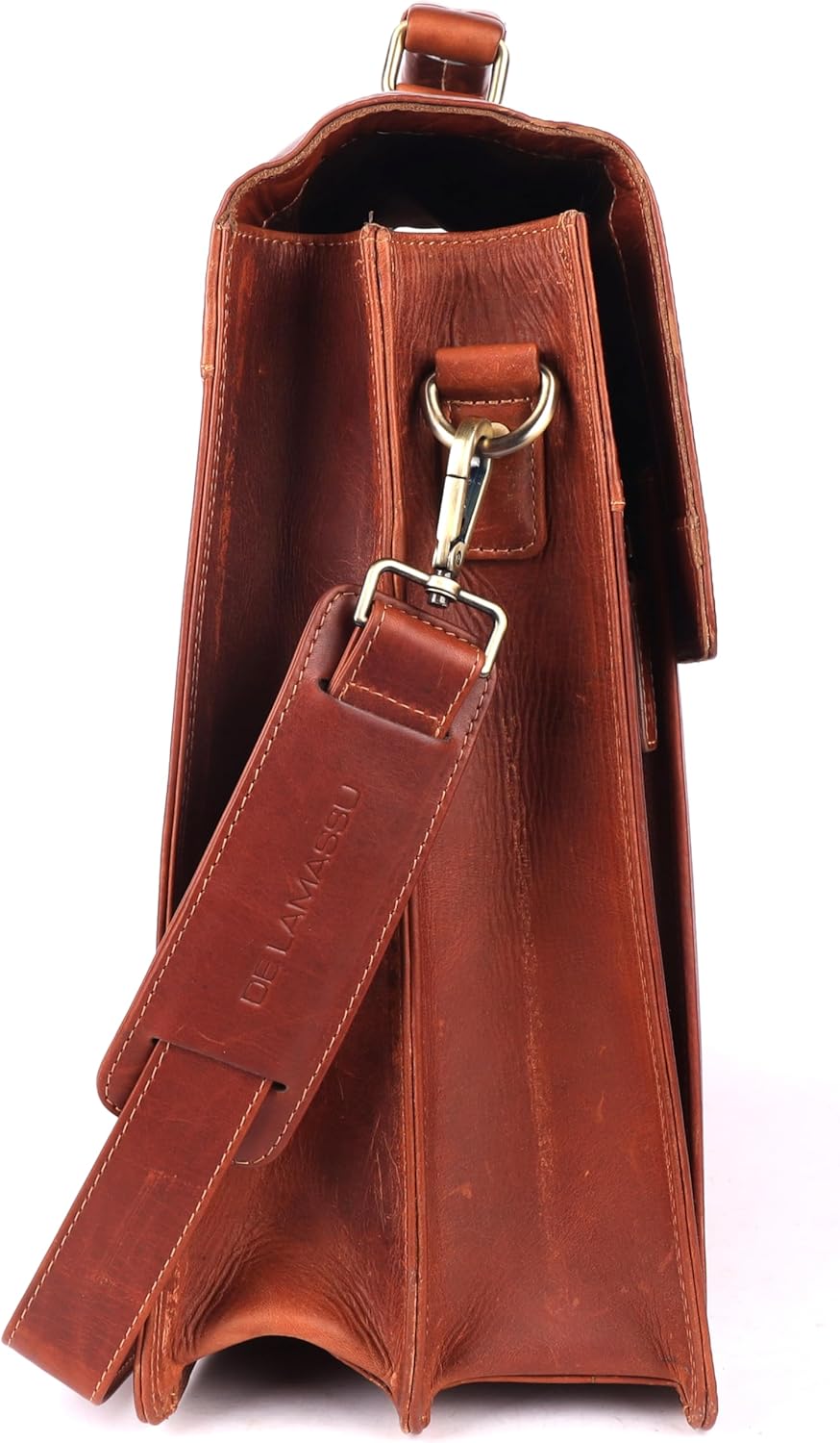 Axel Cartella in Pelle 17" per Laptop, con Lucchetto - immagine 7