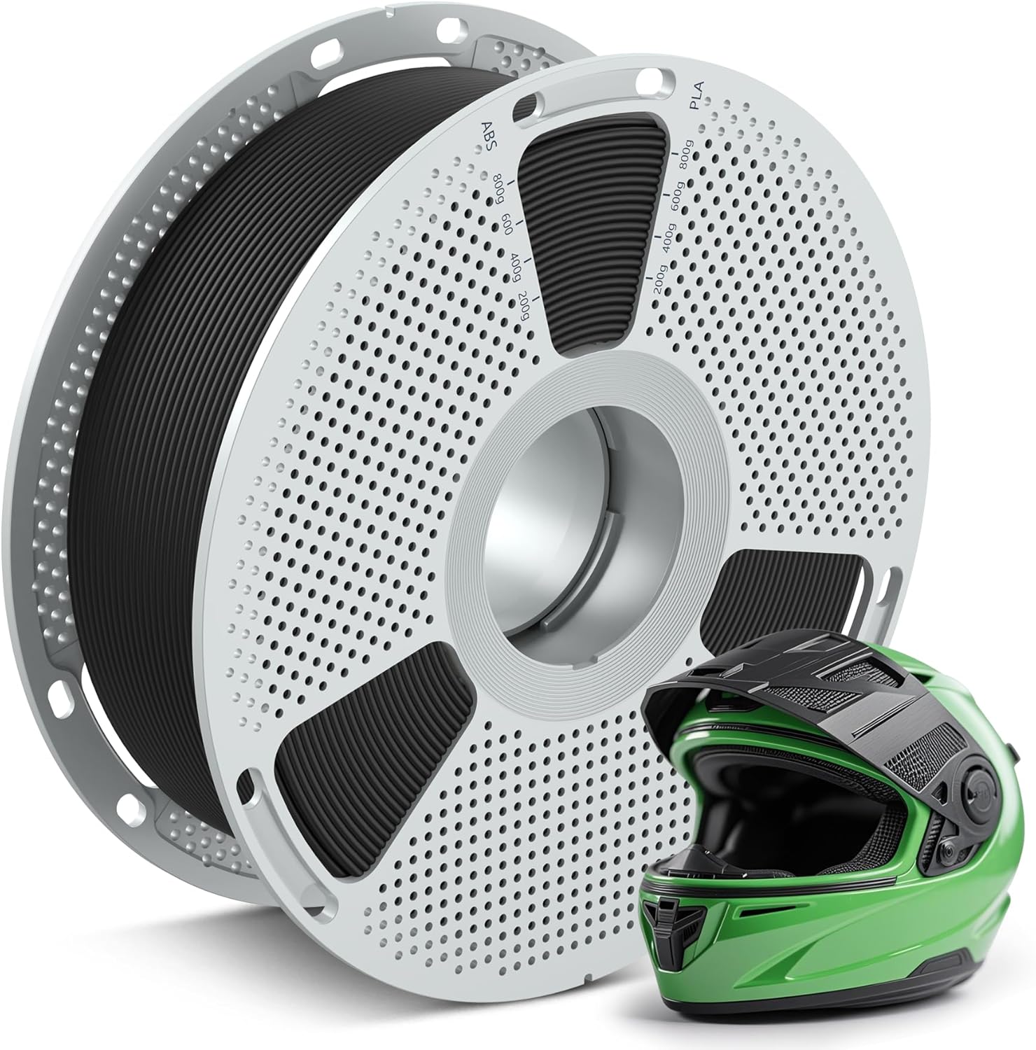 Sunlu PC-ABS Filamento 3D 1,75mm 1KG, Nero - immagine 1