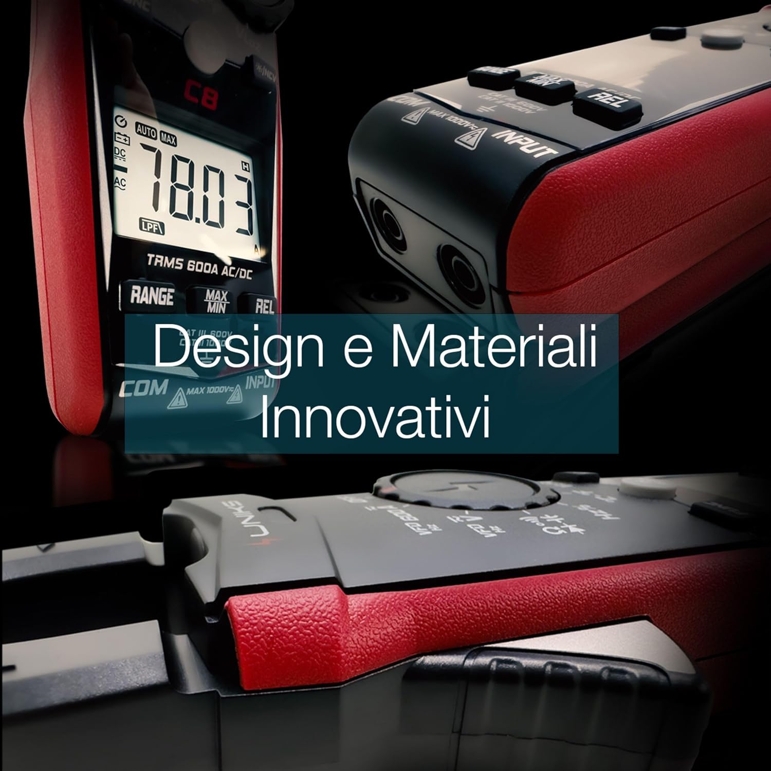 Uniks Pinza Amperometrica TRMS Digitale C8 600A - immagine 6