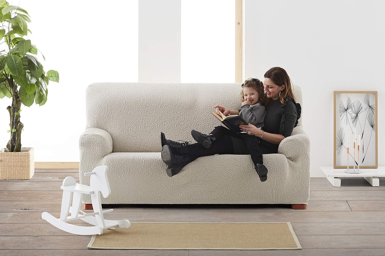 Eysa - Copridivano 600, colore: Grigio scuro - immagine 7