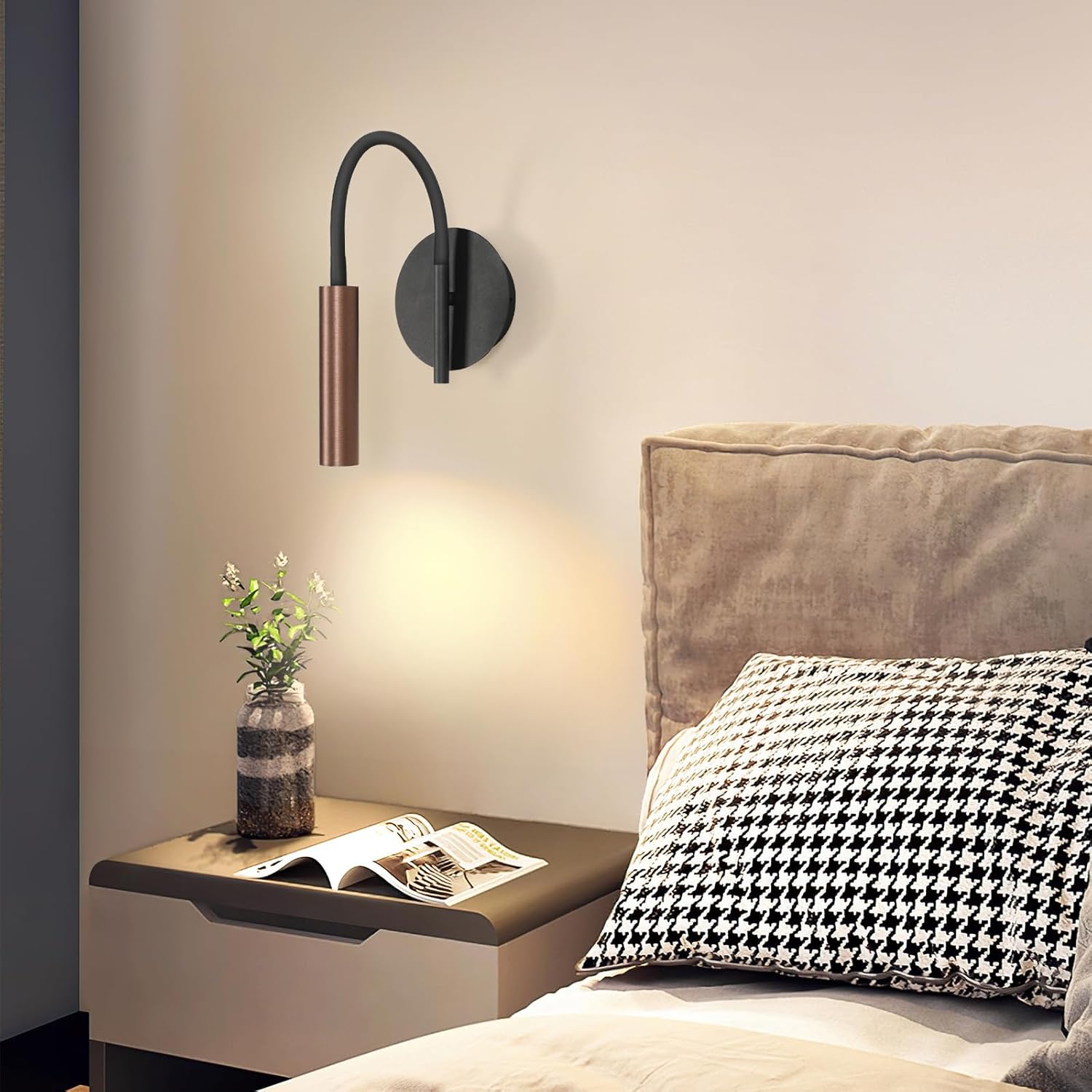 Applique da Parete 2 Pezzi con Braccio Flessibile - immagine 3